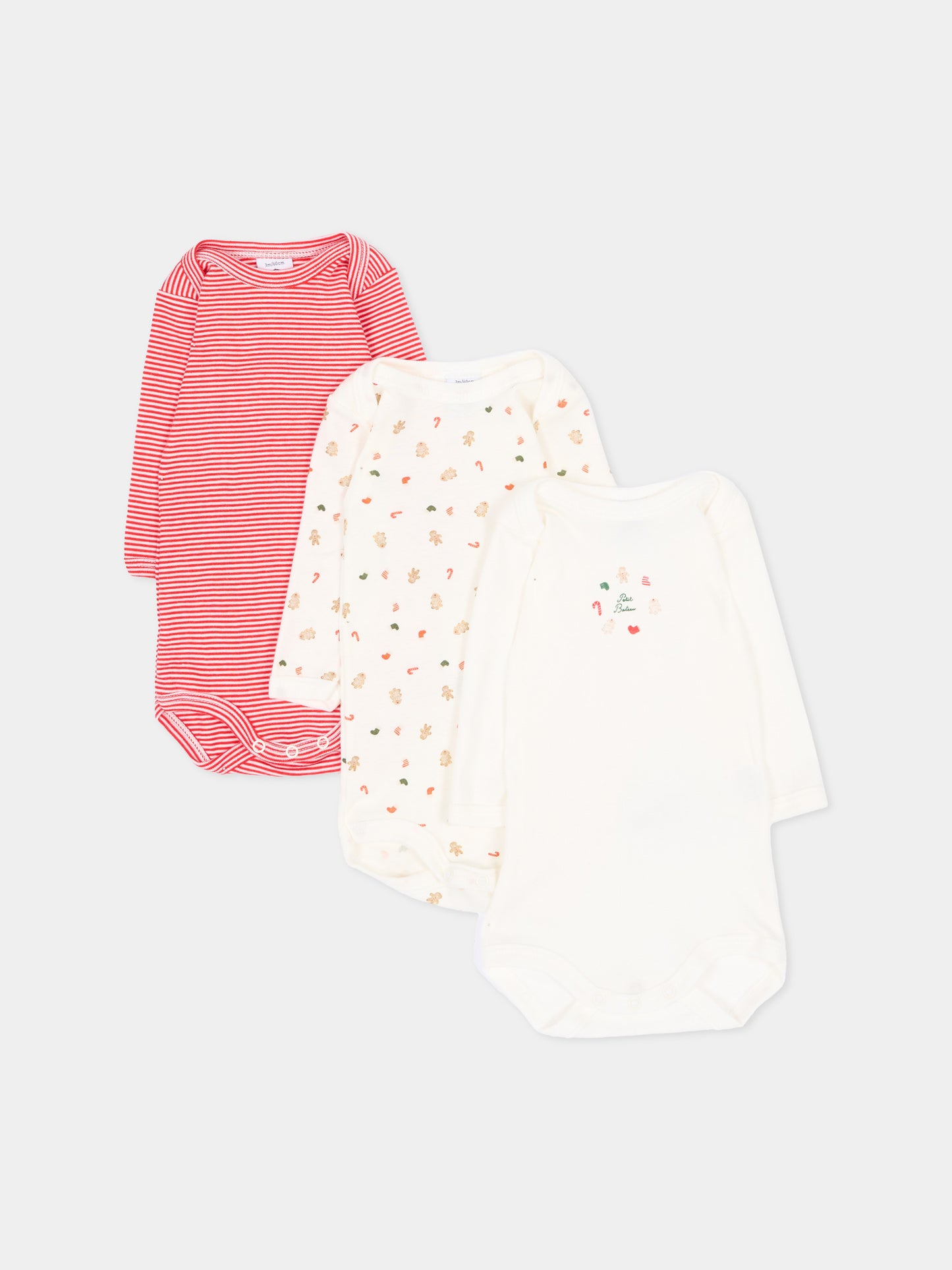 Body multicolor per neonata a righe,Petit Bateau,A0GZO 00