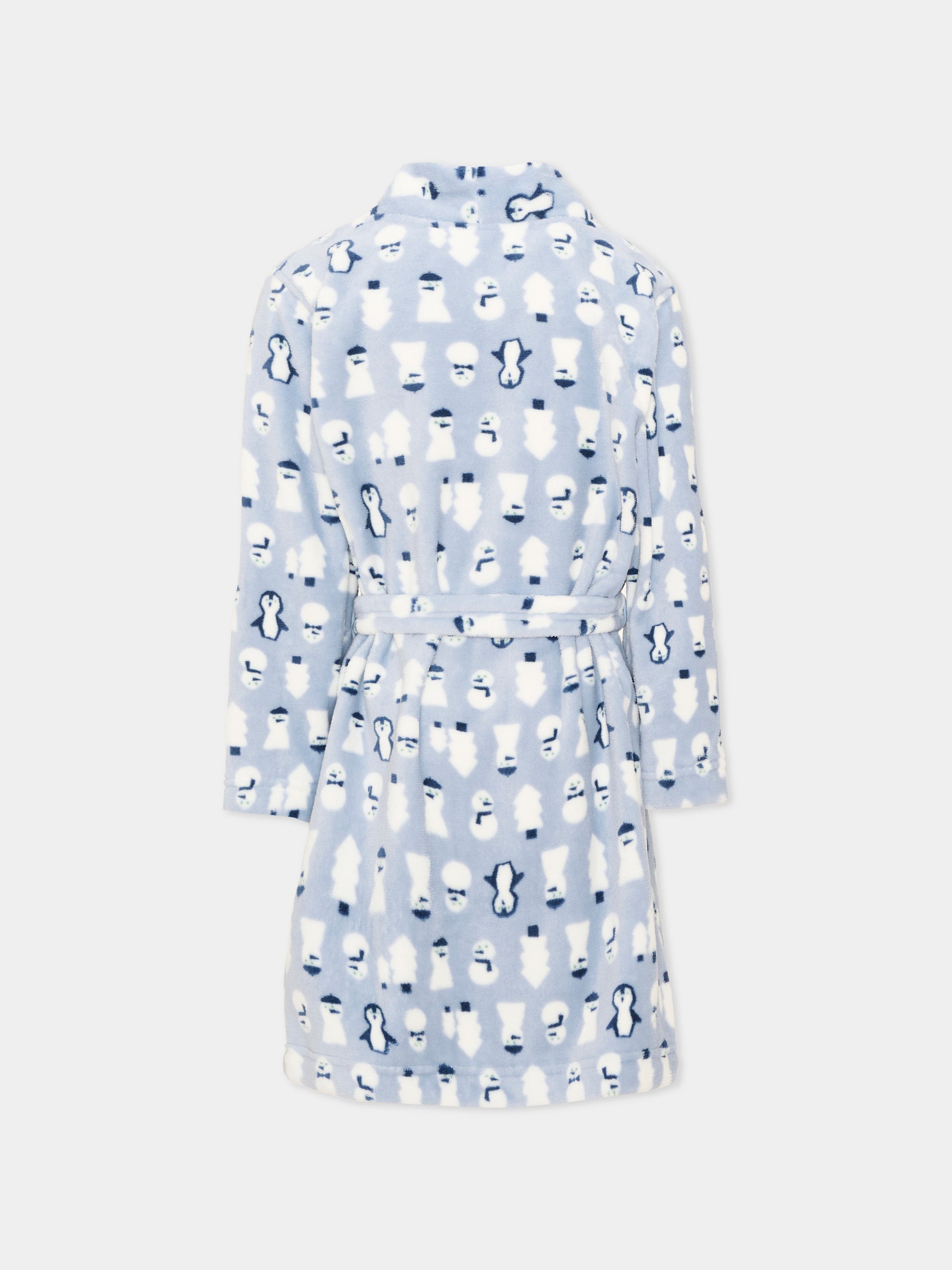 Vestaglie azzurra con pinguini per bambini,Petit Bateau,A0GDD 03