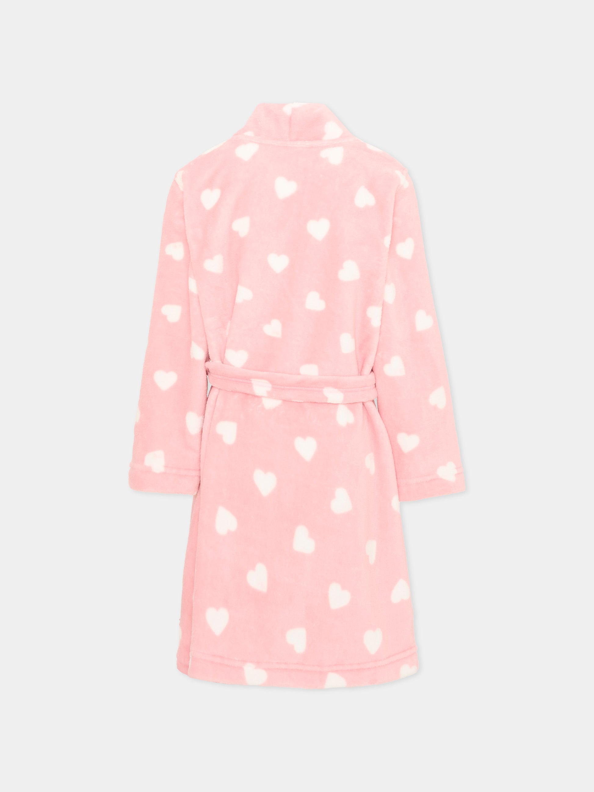 Vestaglie rosa per bambina a cuori,Petit Bateau,A0GDD 02