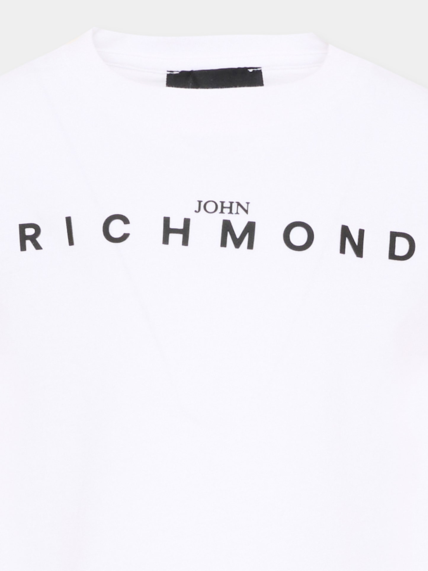 T-shirt bianca per bambini con logo,Richmond,RBA26009TS WHITE WHITE