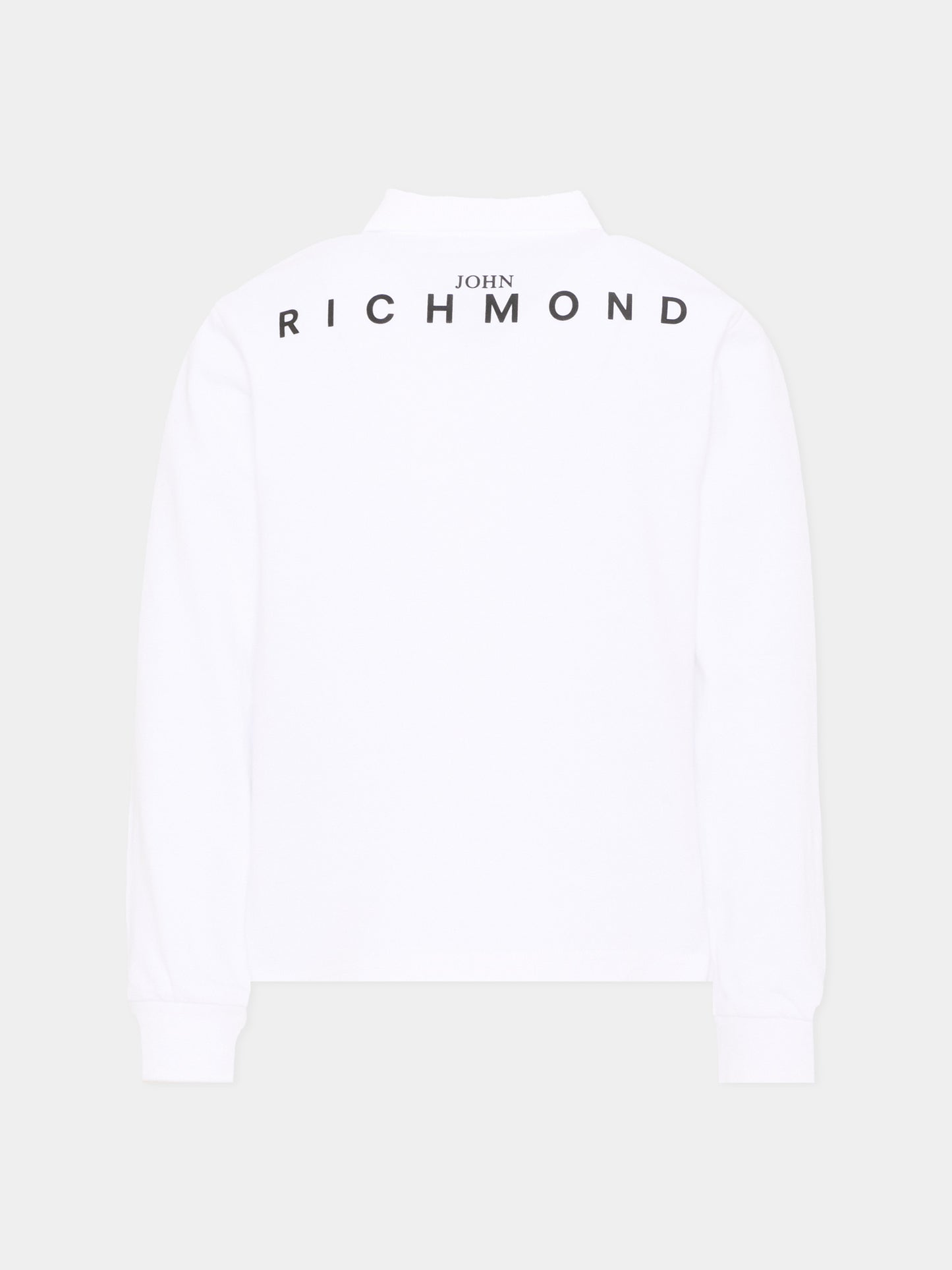 Polo bianca per bambino con logo,Richmond,RBA26161PO WHITE WHITE