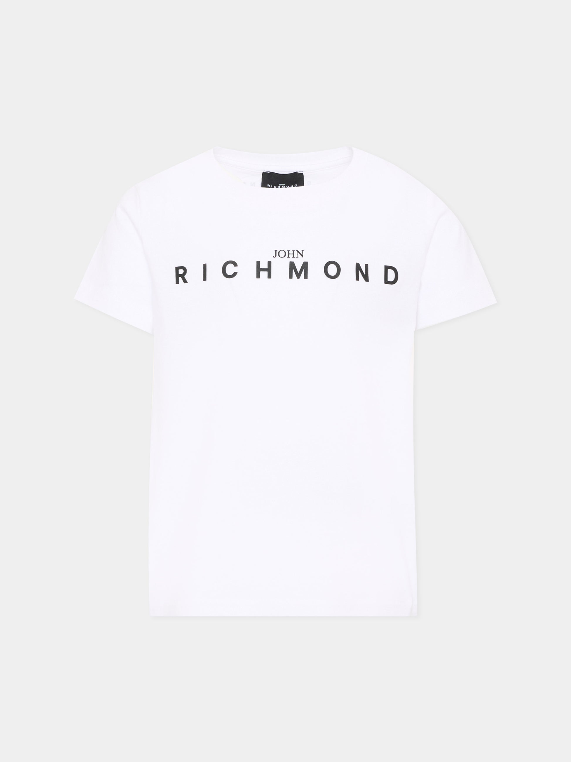 T-Shirt bianca per bambina con logo,Richmond,RGA26008TS WHITE WHITE