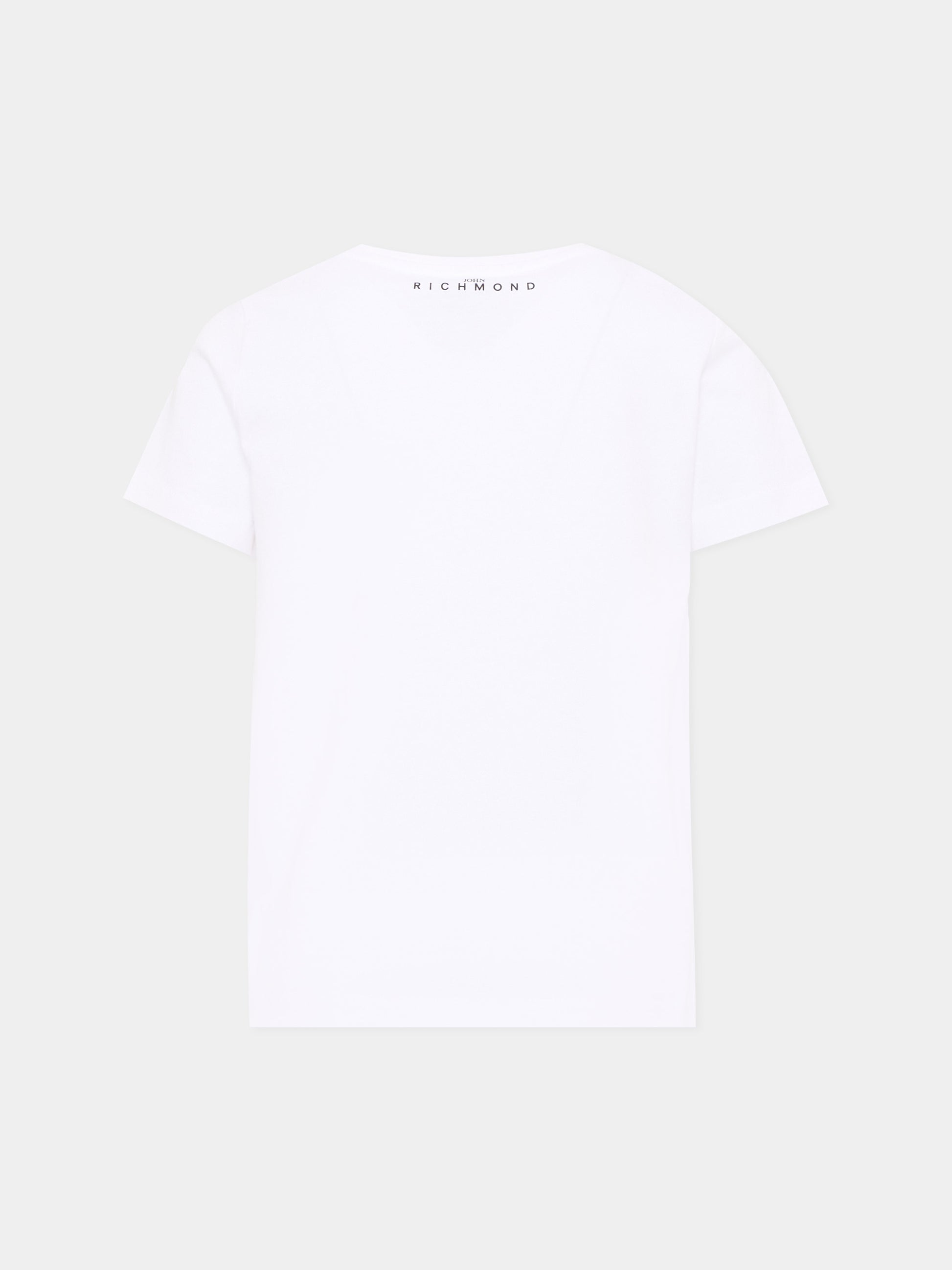 T-Shirt bianca per bambina con logo,Richmond,RGA26008TS WHITE WHITE