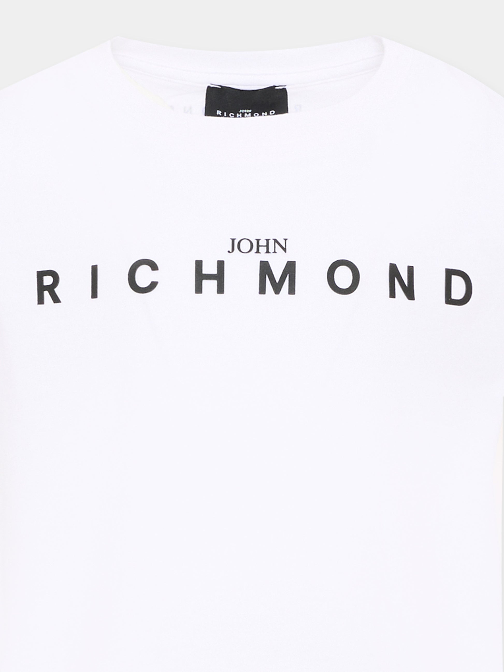T-Shirt bianca per bambina con logo,Richmond,RGA26008TS WHITE WHITE