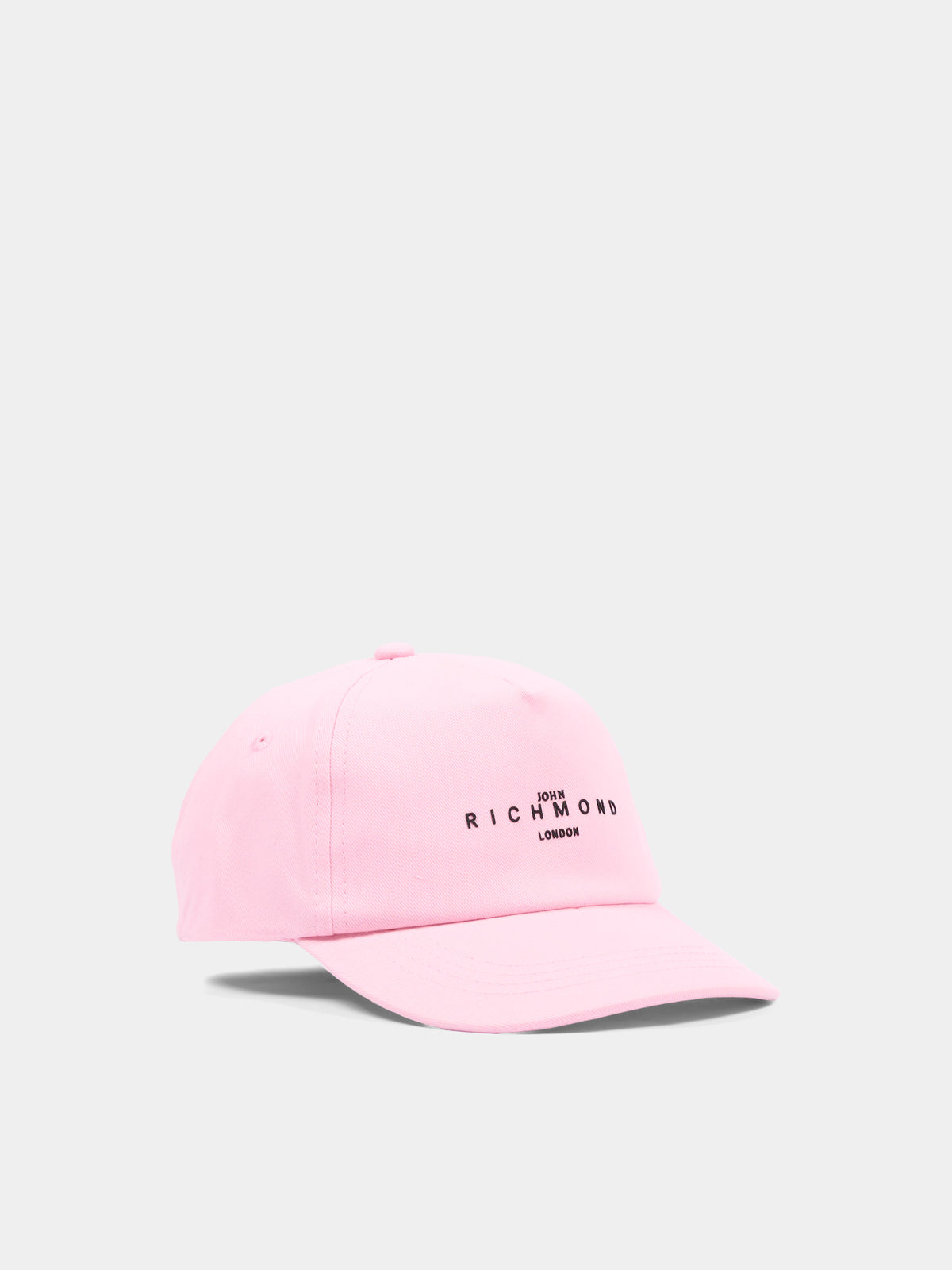 Cappello rosa per bambina con logo,Richmond,RBA26166BT PINK_BEG. PINK BEGONIA