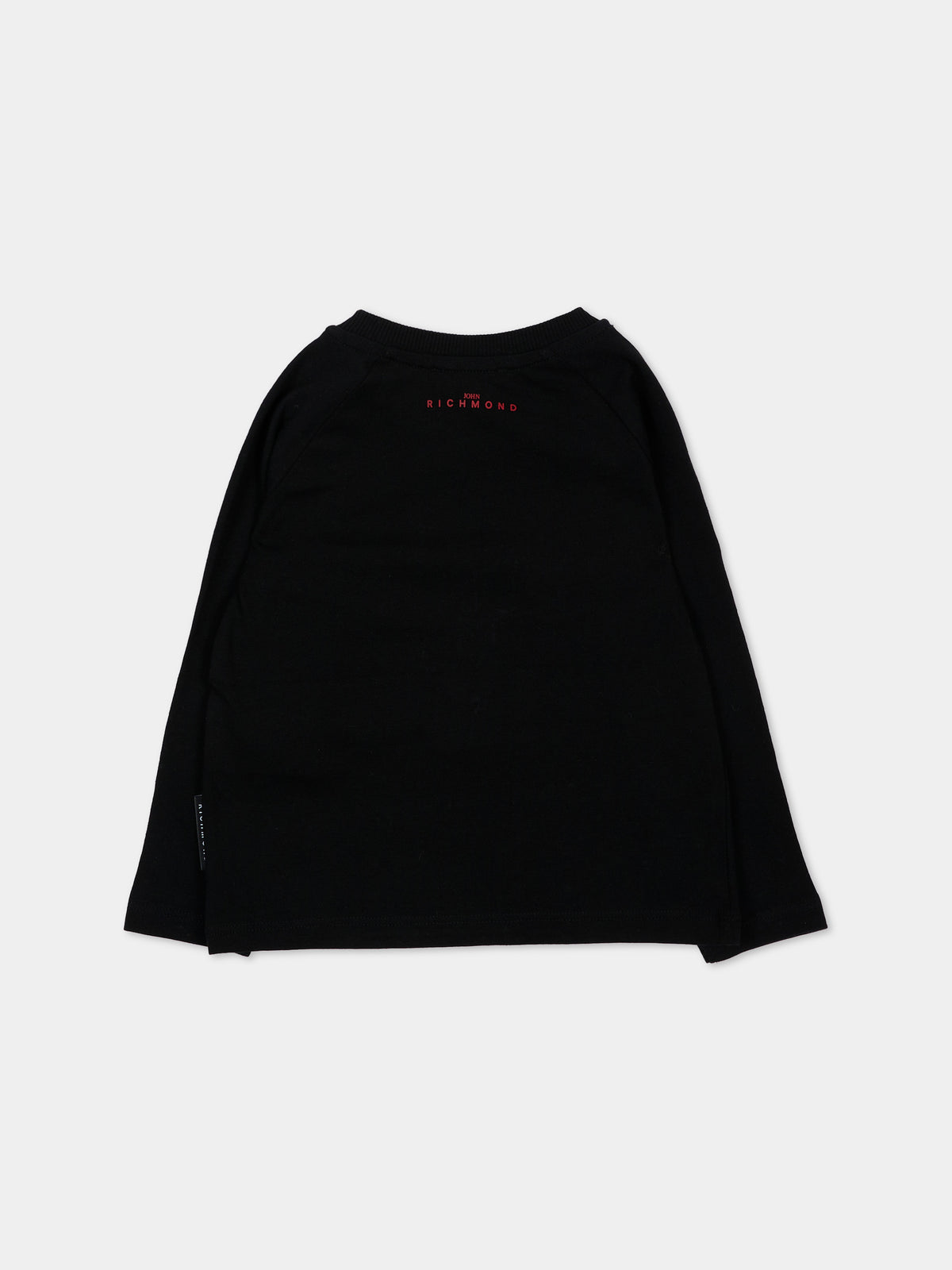 T-shirt nera per neonata con logo,Richmond,RIA26085TS BLACK BLACK