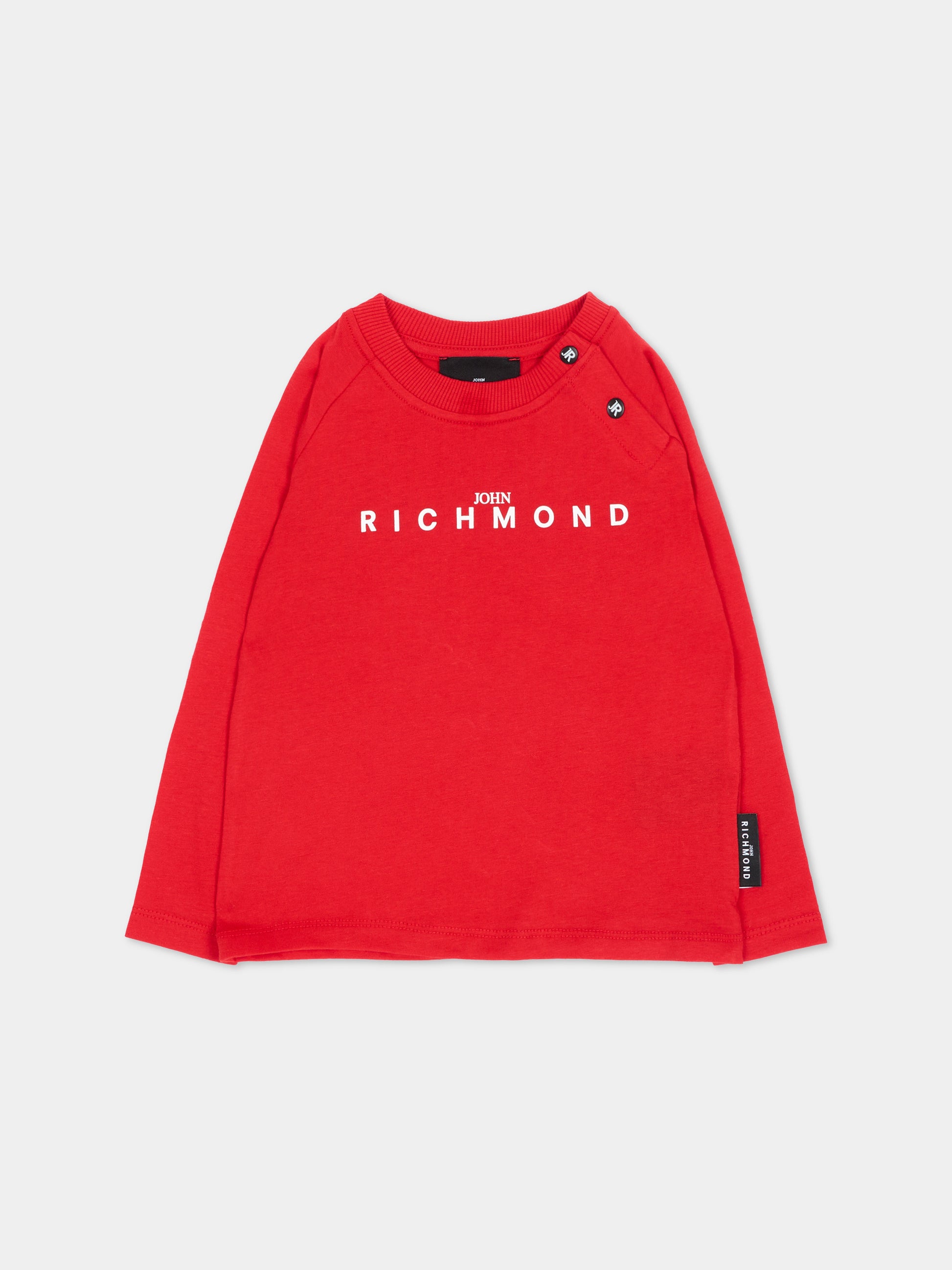 T-Shirt rossa per neonato con logo,Richmond,RIA26006TS RED RED