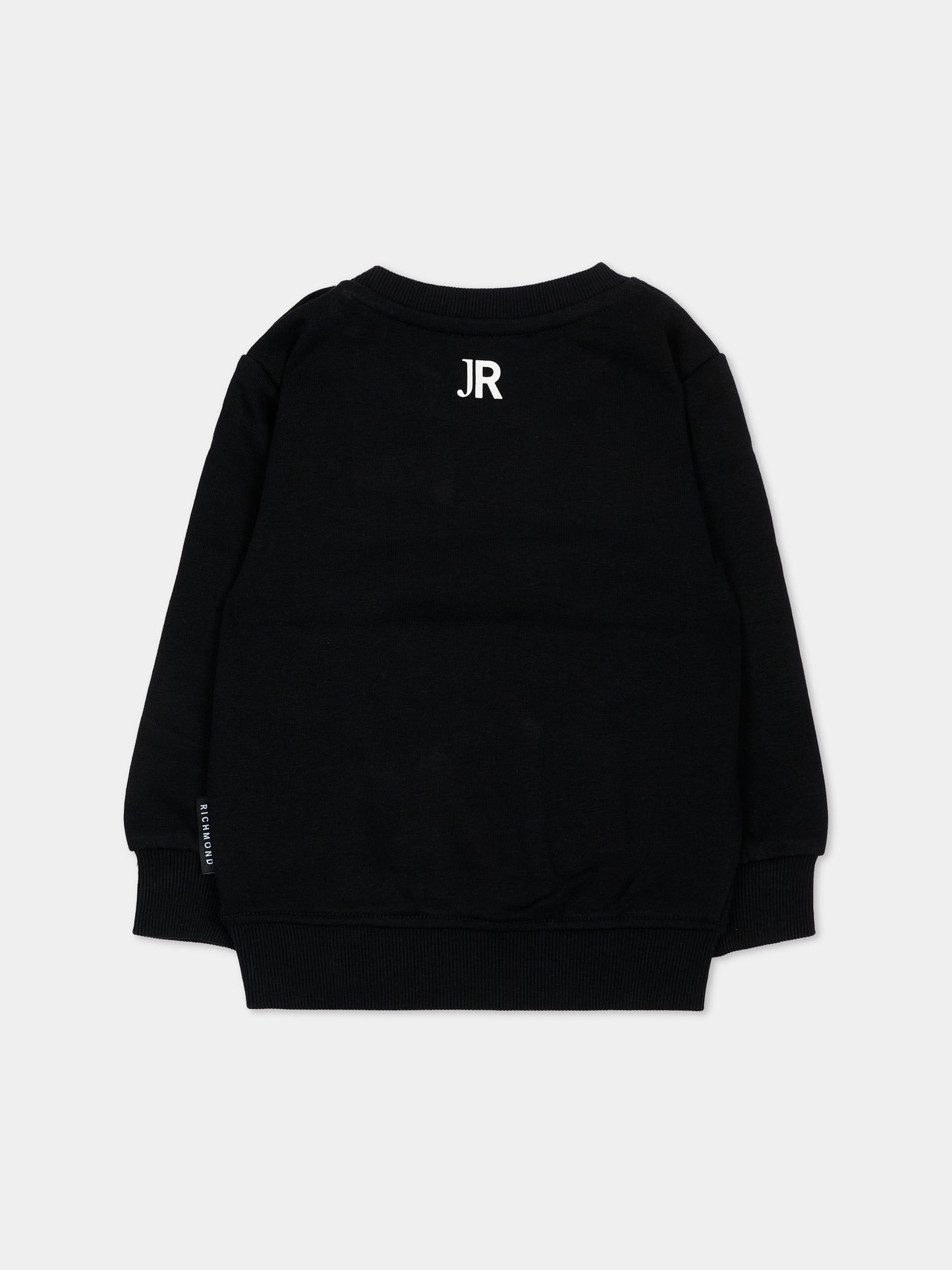 Felpa nera per neonato con logo,Richmond,RIA26003FE BLACK BLACK