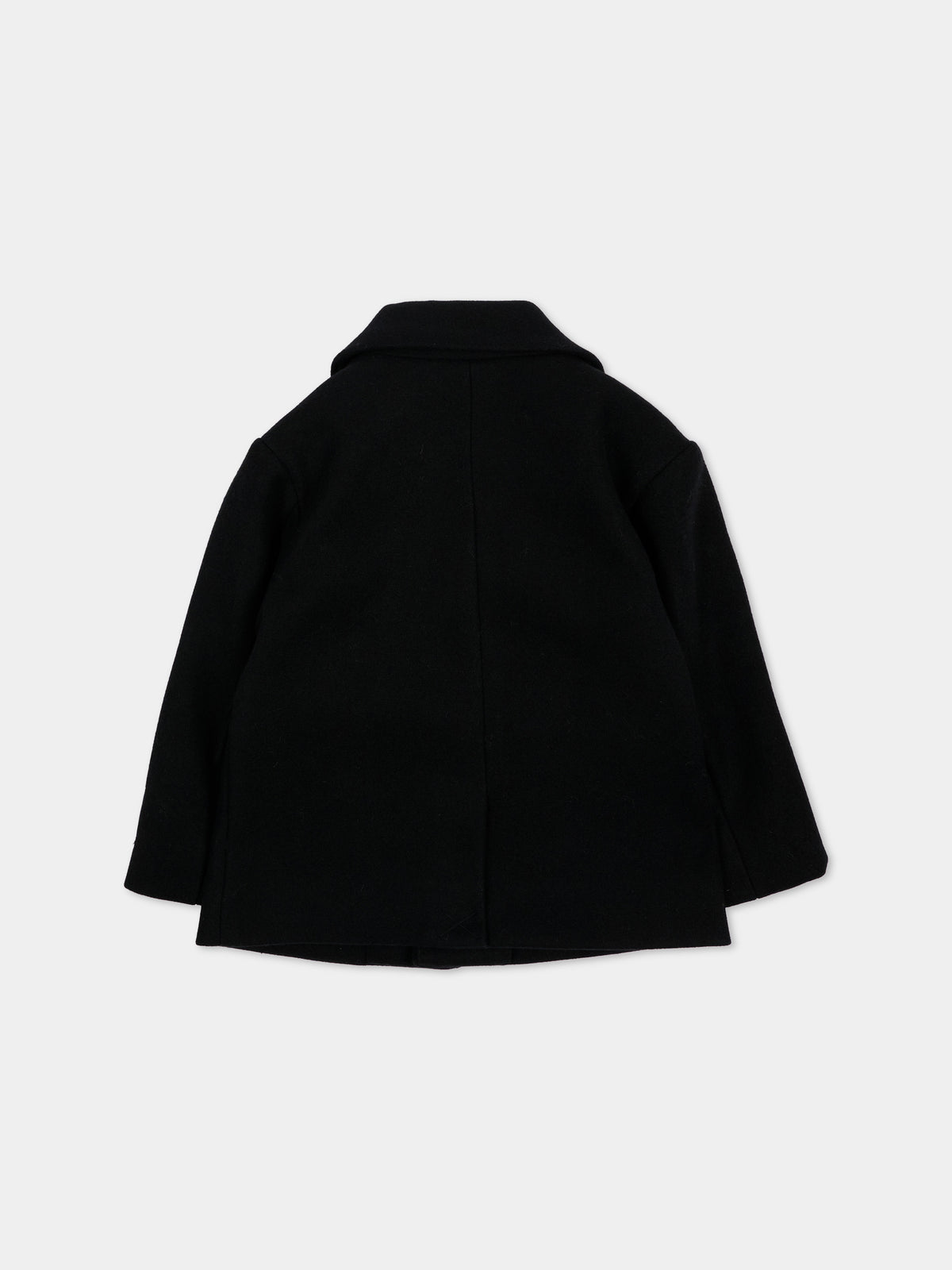 Cappotto nero per neonato con logo,Richmond,RIA26062CP BLACK BLACK
