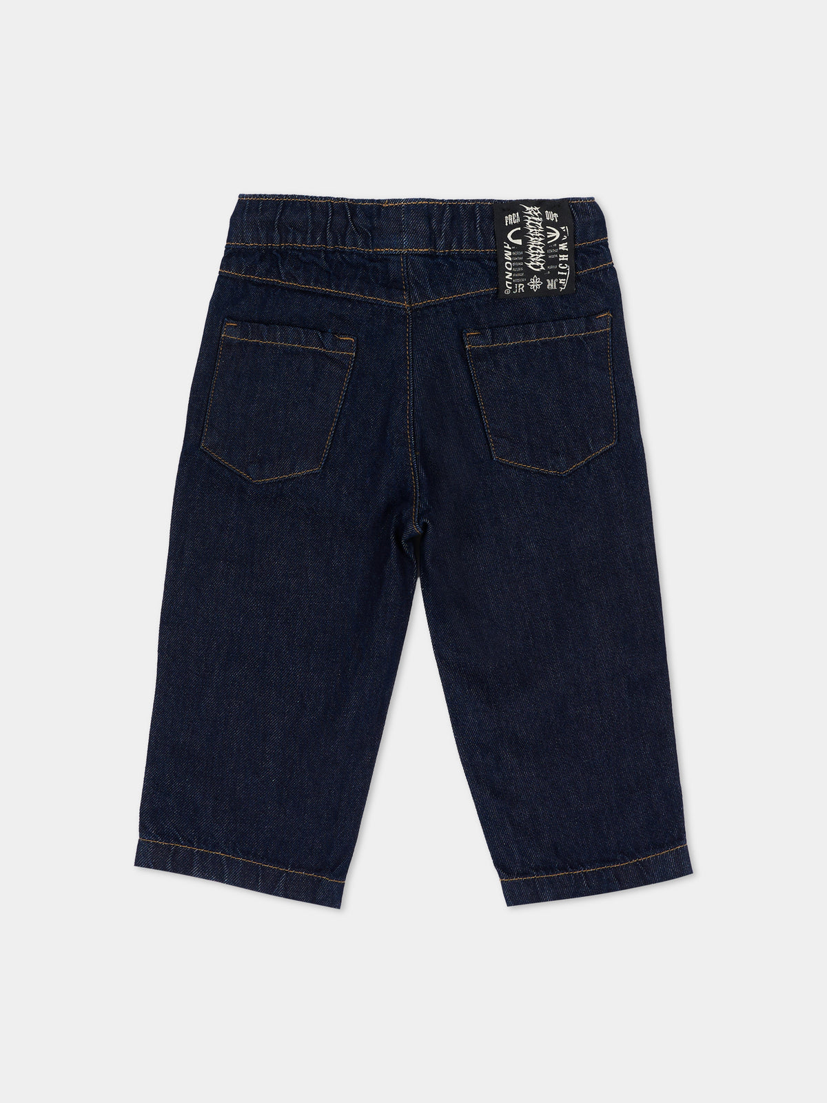 Jeans denim per neonato con logo,Richmond,RIA26070JE D.BLUE_DK DENIM BLUE DARK