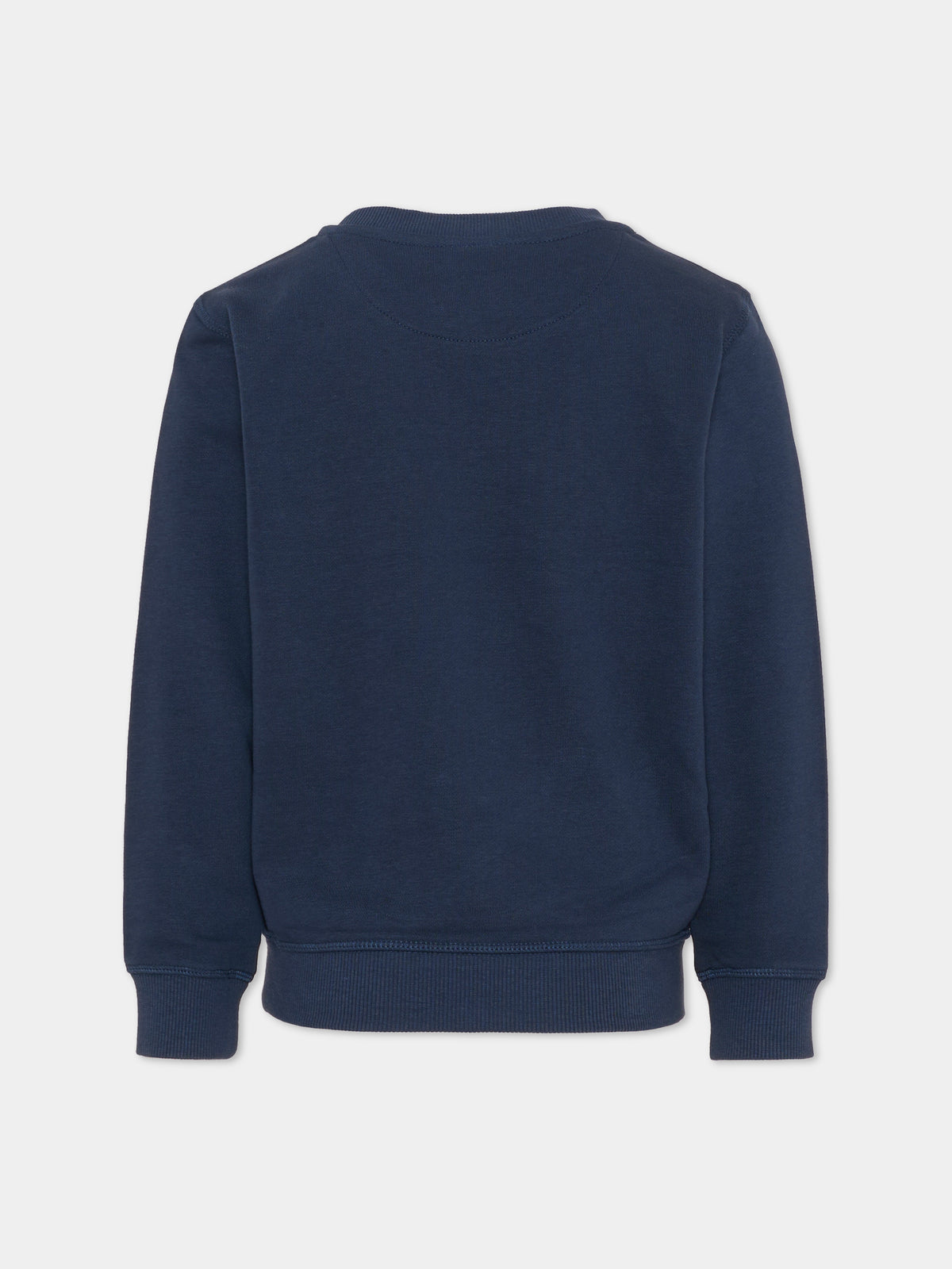 Felpa girocollo blu per bambino con logo,North Sails,NBA26079FE BLUE NAVY