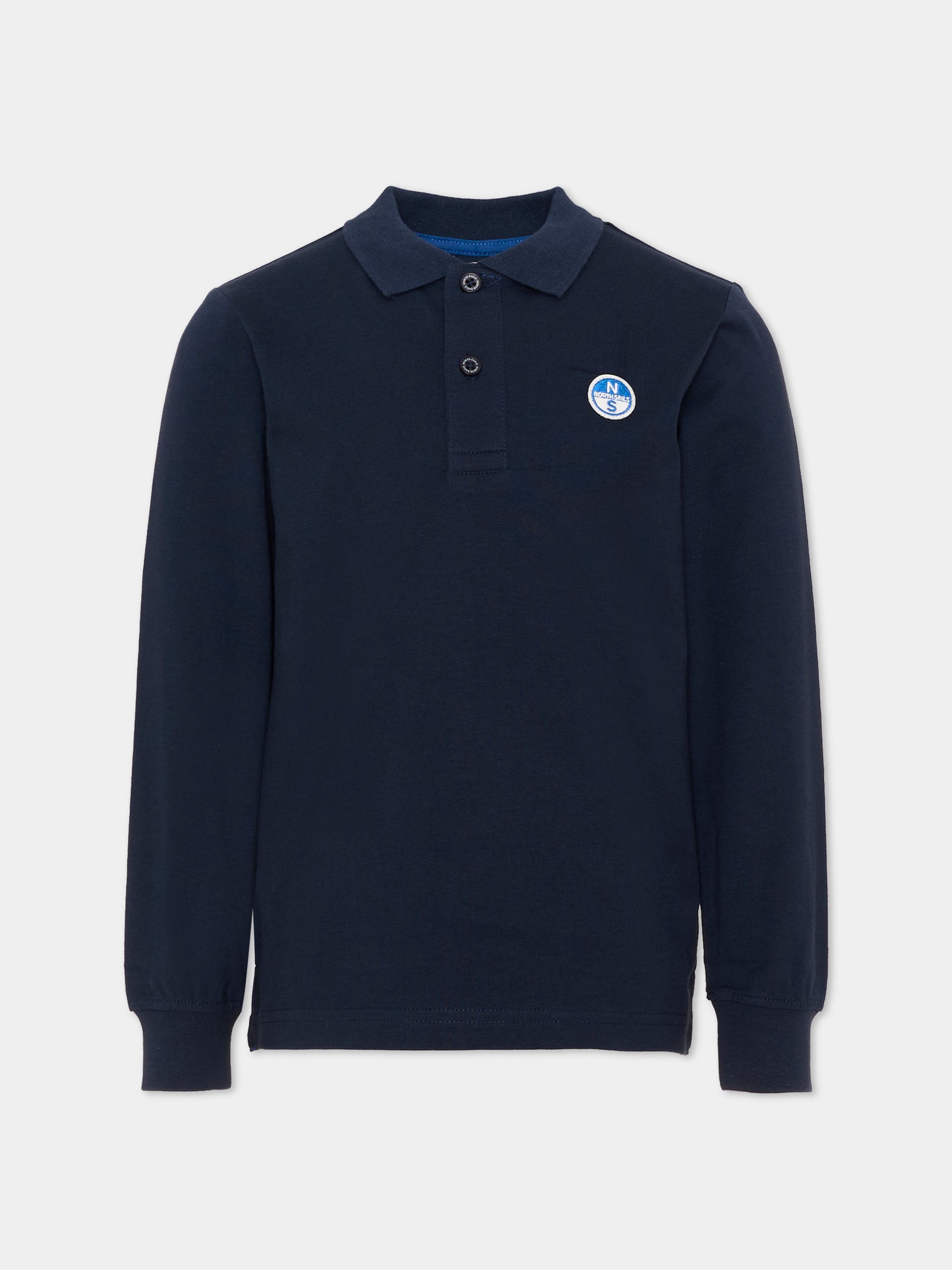 Polo blu per bambino con logo,North Sails,NBA26012PO BLUE NAVY