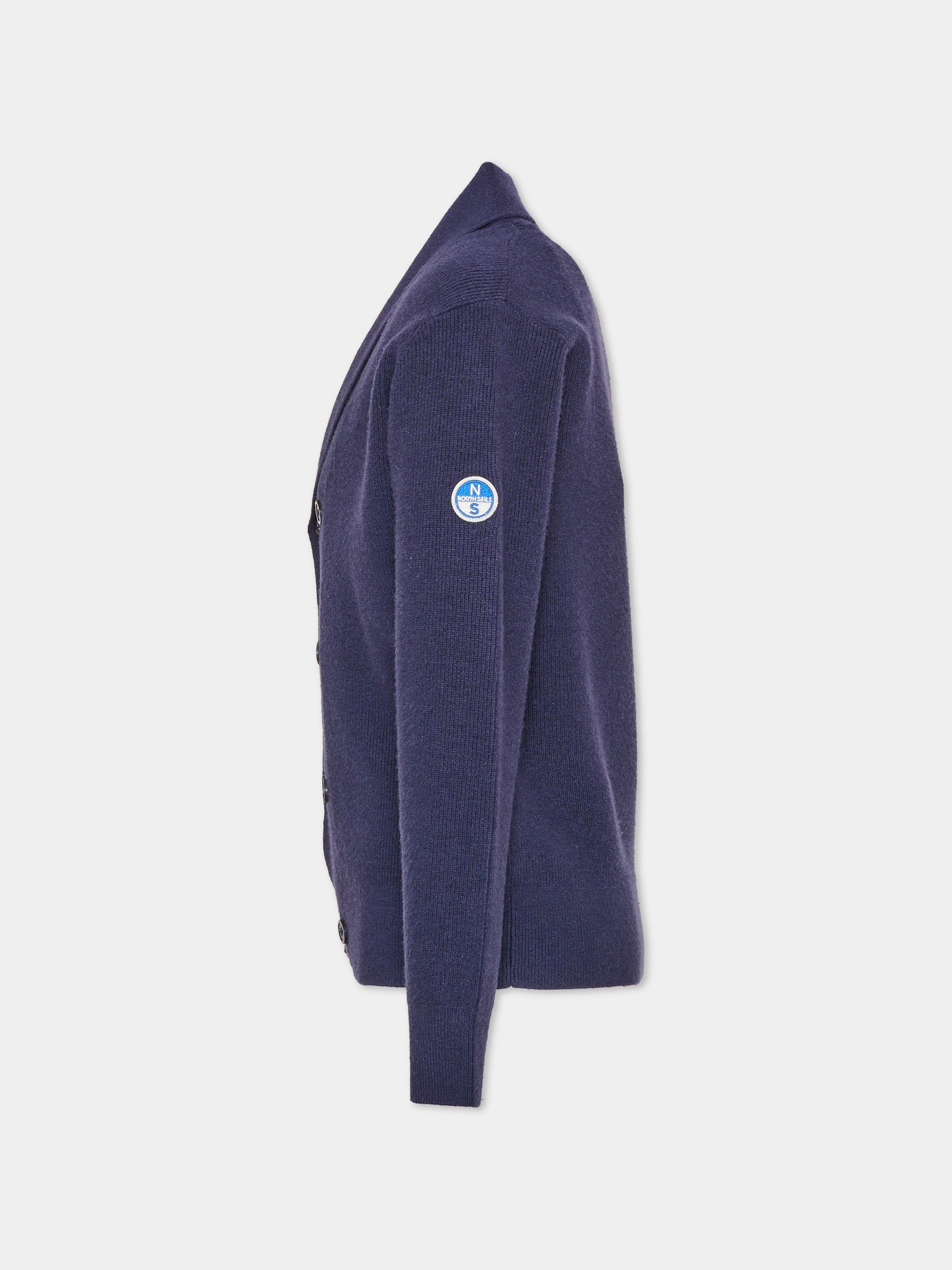 Cardigan blu per bambino doppiopetto,North Sails,NBA26008CD BLUE NAVY