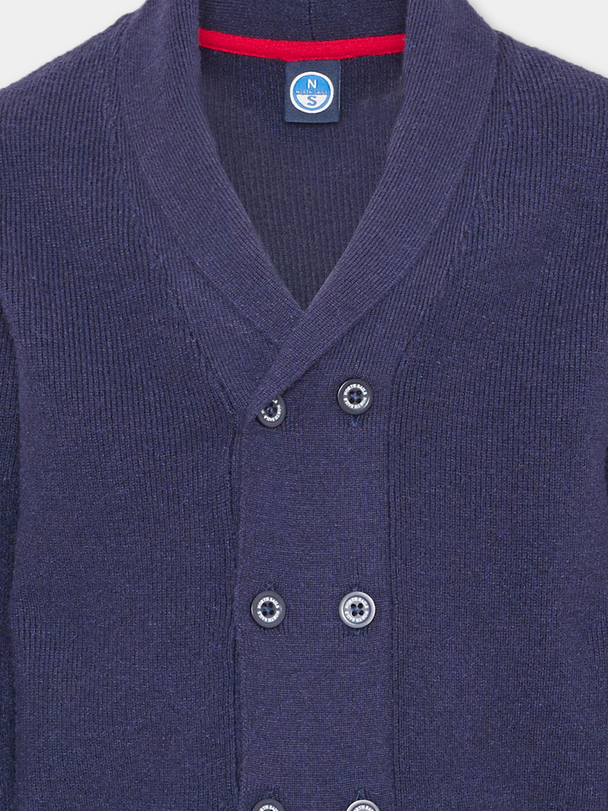 Cardigan blu per bambino doppiopetto,North Sails,NBA26008CD BLUE NAVY