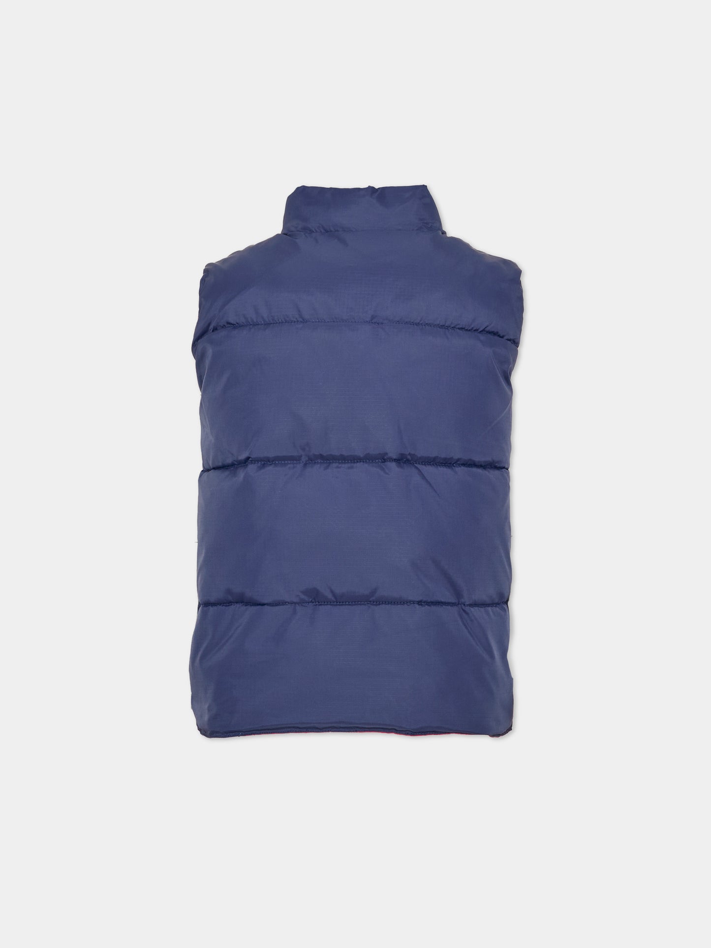 Gilet blu per bambino reversibile,North Sails,NBA26009PI BLUE NAVY