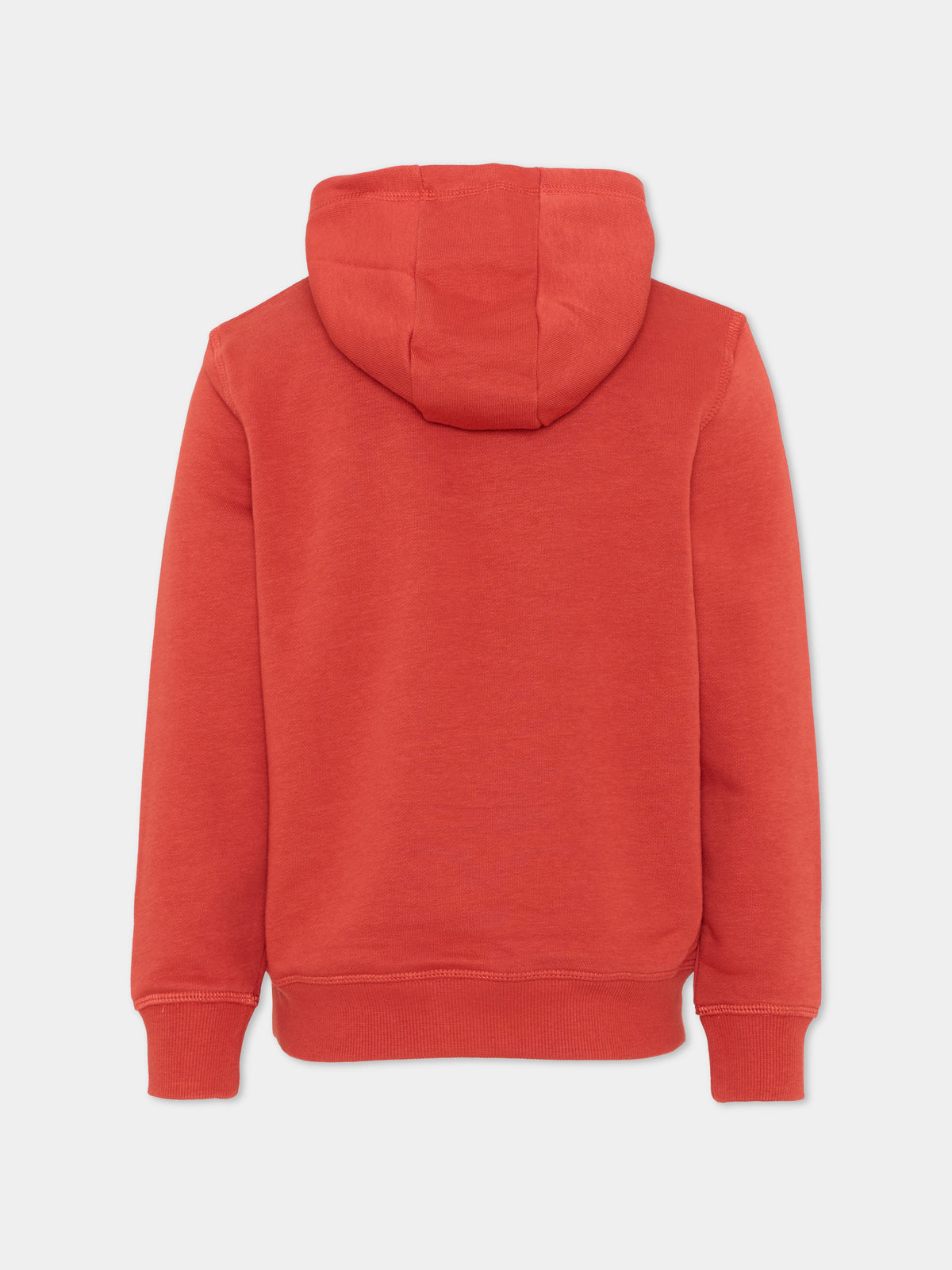 Felpa con cappuccio rossa per bambino con logo,North Sails,NBA26080FE TANDOORI SPICE
