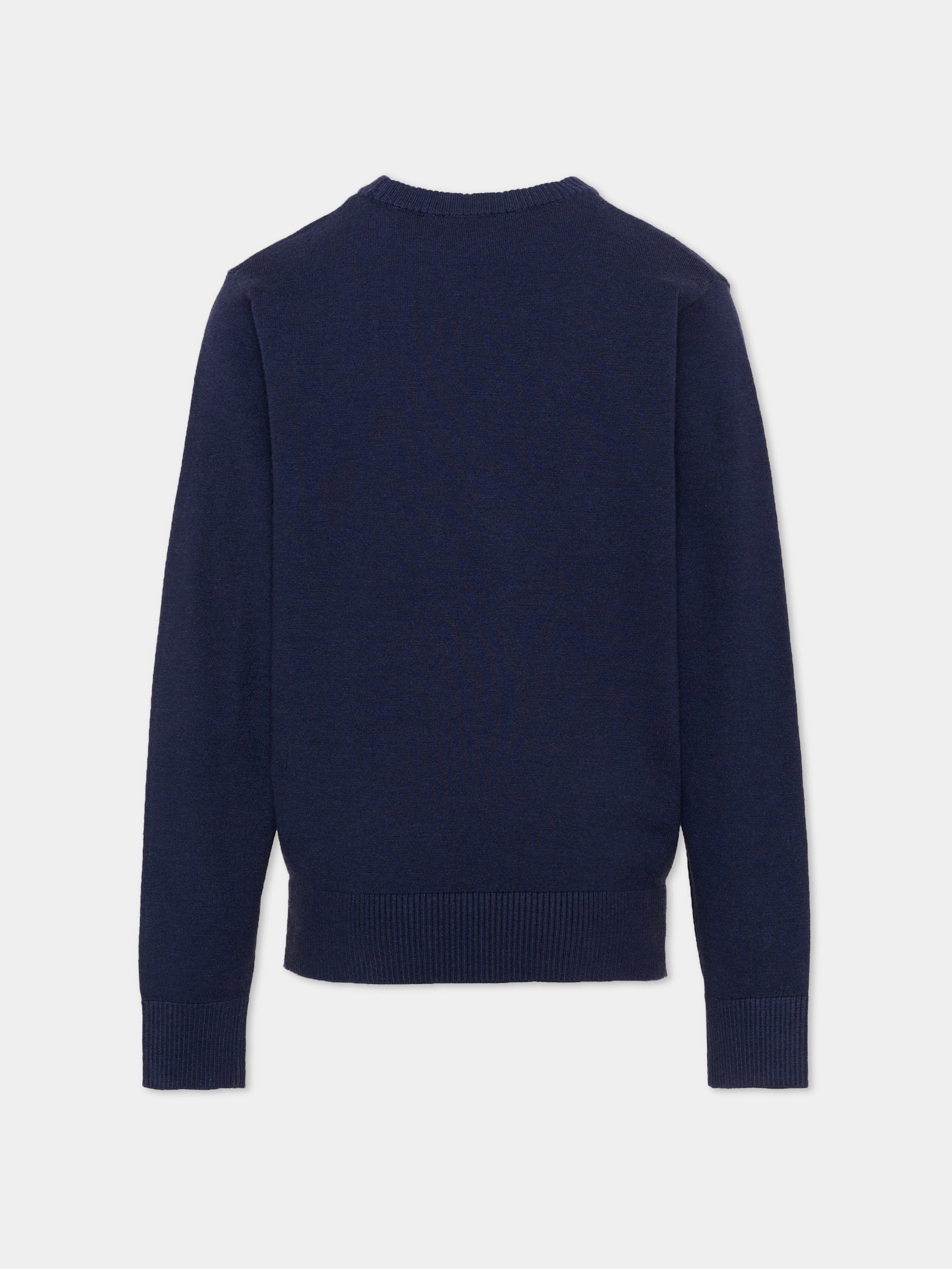 Maglione blu per bambino con logo,Trussardi Junior,TBA26021MA BLUE_NAVAL BLUE NAVAL