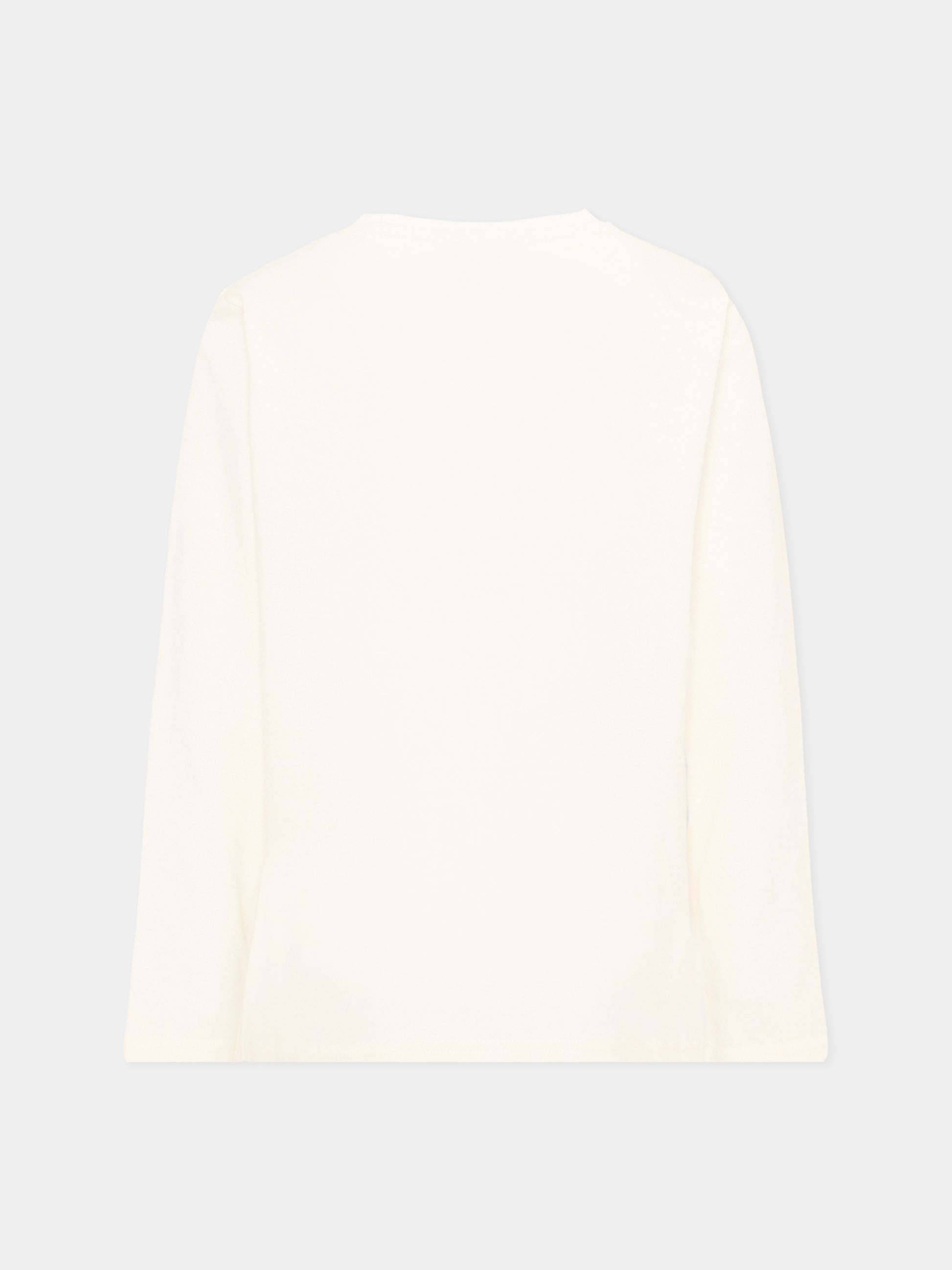 T-shirt avorio per bambino con logo,Trussardi Junior,TBA26007TS OFF-WHITE OFF-WHITE