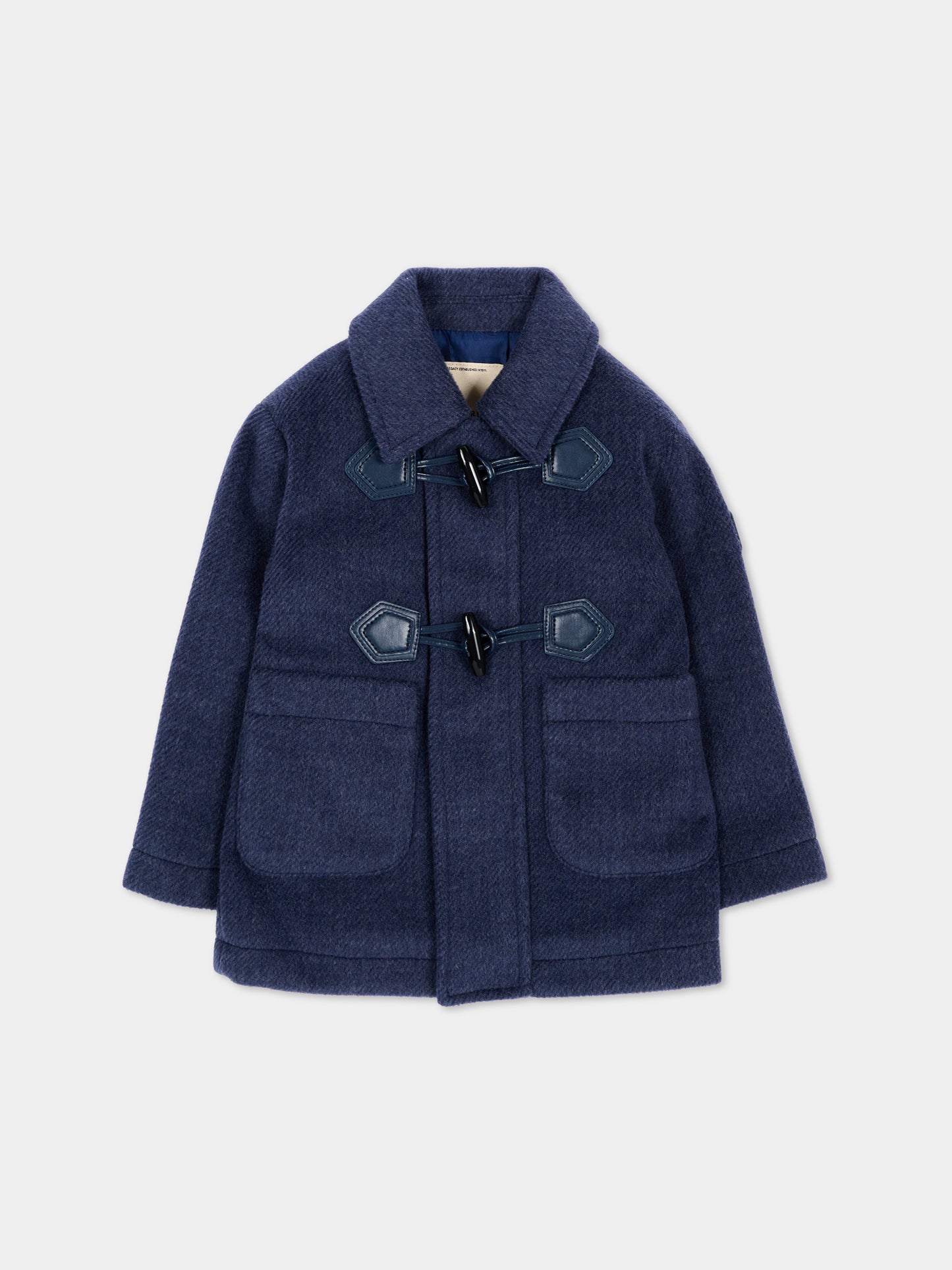 Cappotto blu per neonato,Trussardi Junior,TIA26047CP BLUE_NAVAL BLUE NAVAL