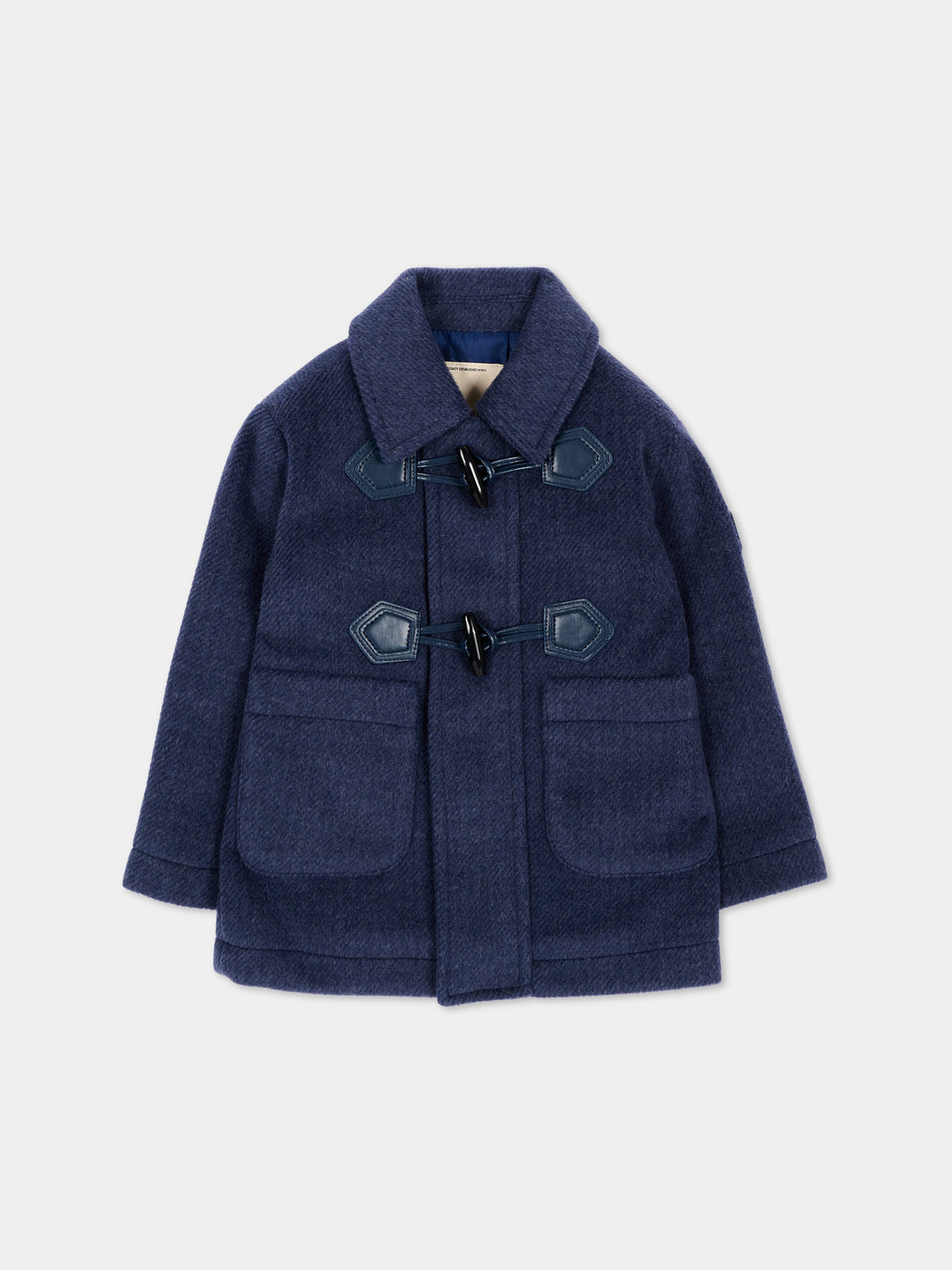 Cappotto blu per neonato,Trussardi Junior,TIA26047CP BLUE_NAVAL BLUE NAVAL