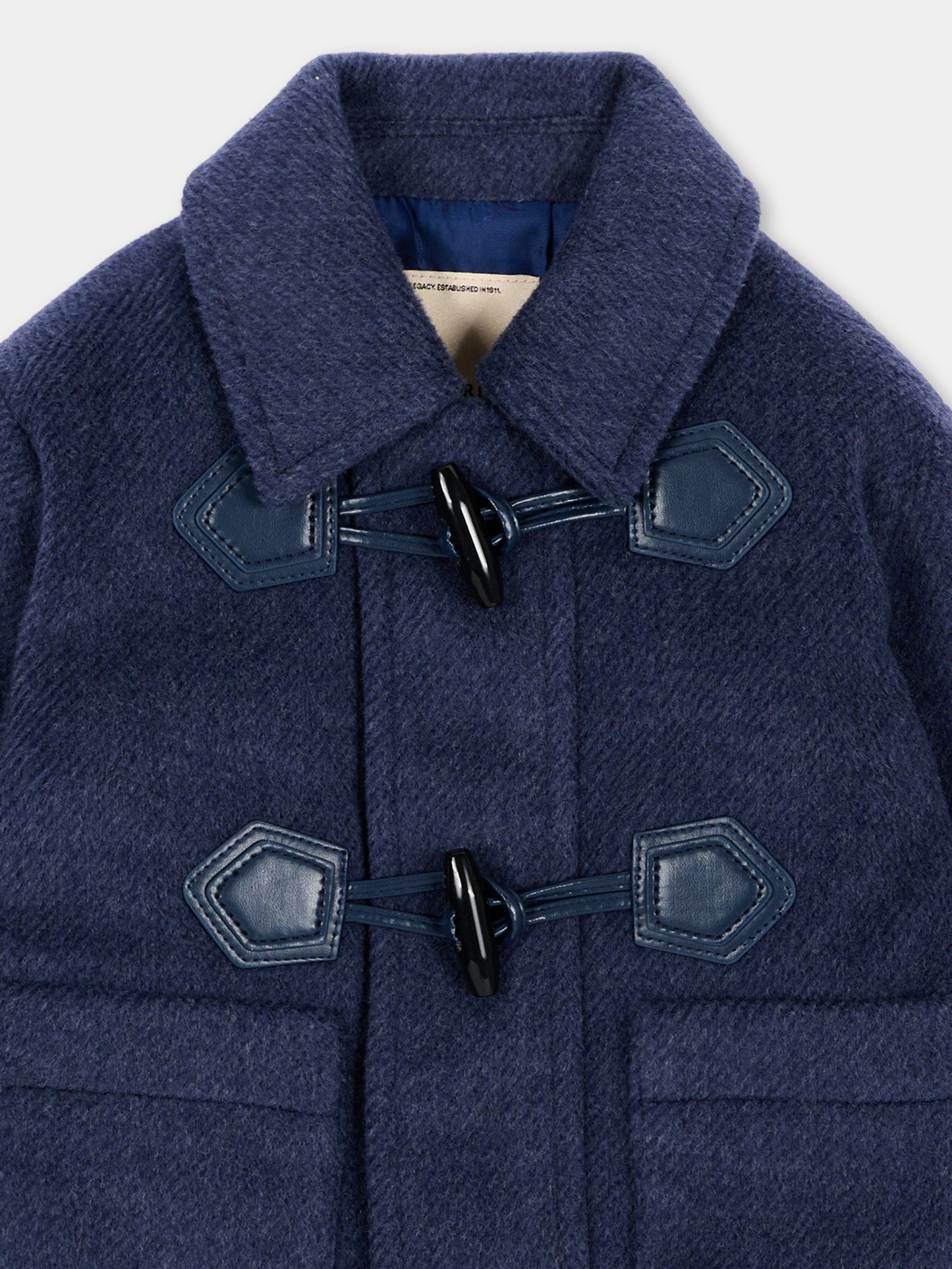 Cappotto blu per neonato,Trussardi Junior,TIA26047CP BLUE_NAVAL BLUE NAVAL