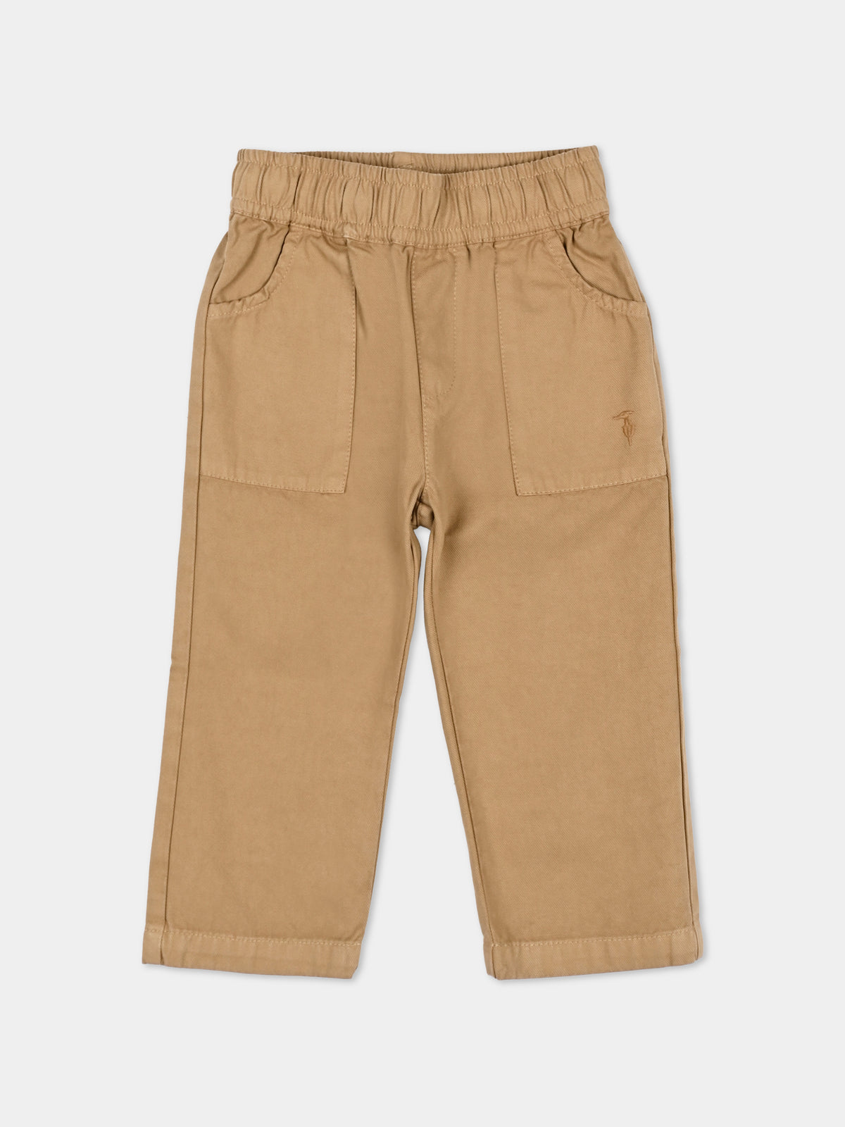 Pantalone beige per neonato,Trussardi Junior,TIA26117PA BROWN BROWN