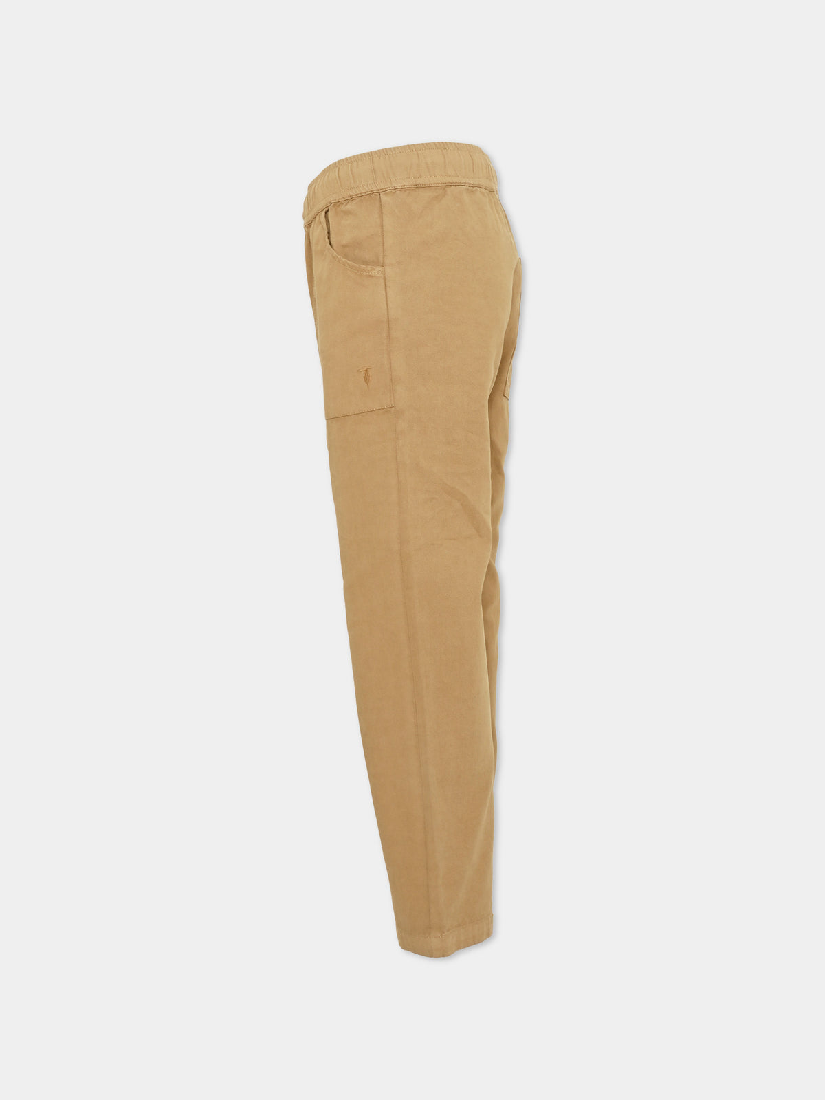 Pantalone beige per bambino,Trussardi Junior,TIA26117PA BROWN BROWN