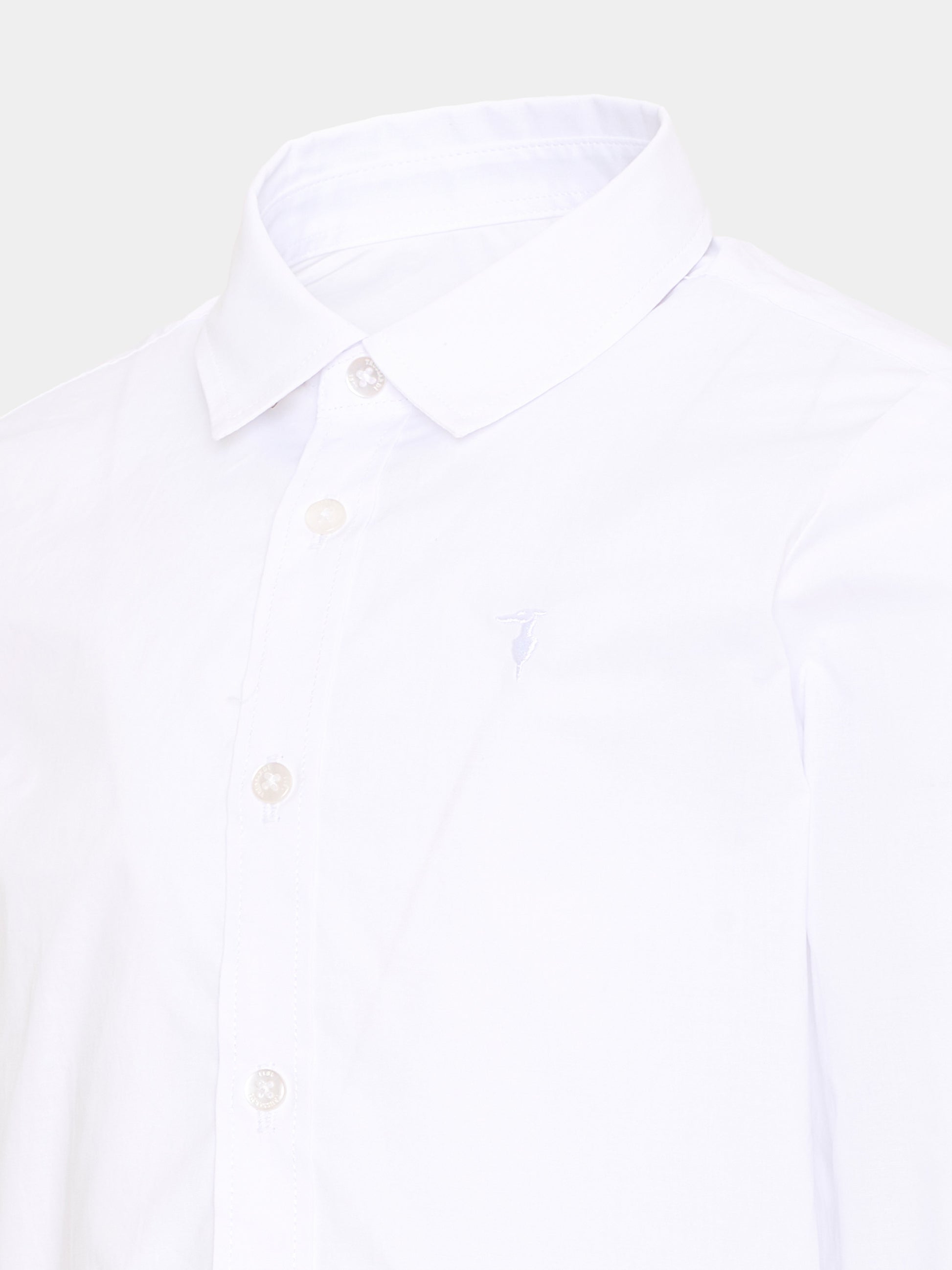 Camicia bianca per bambino con levriero,Trussardi Junior,TIA26016CA WHITE WHITE