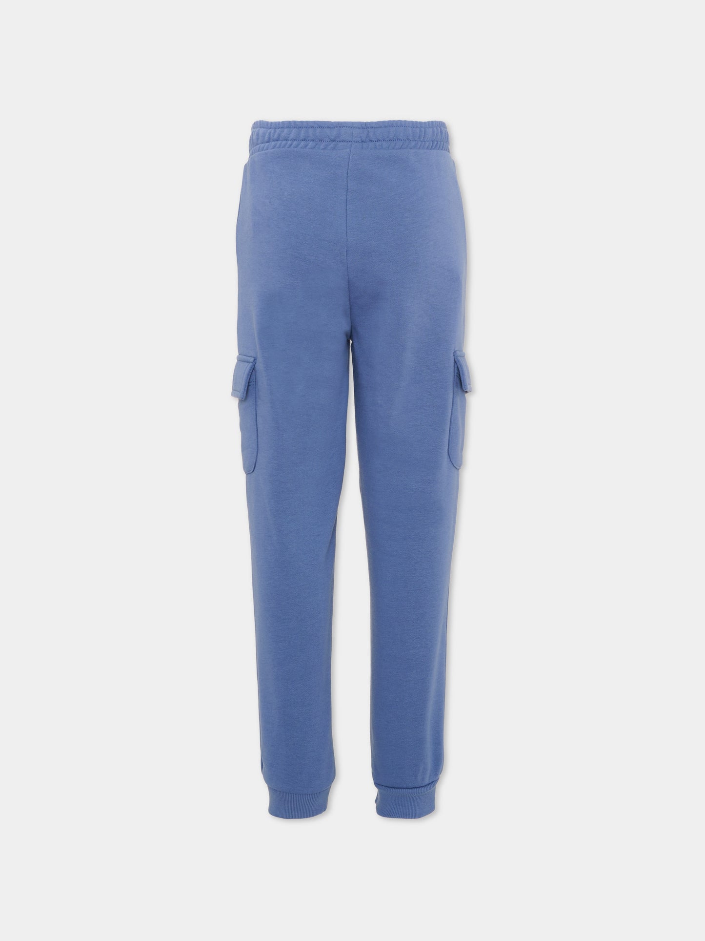 Pantaloni sportivi celeste per bambino con logo,Trussardi Junior,TIA26078PA AVIO AVIO