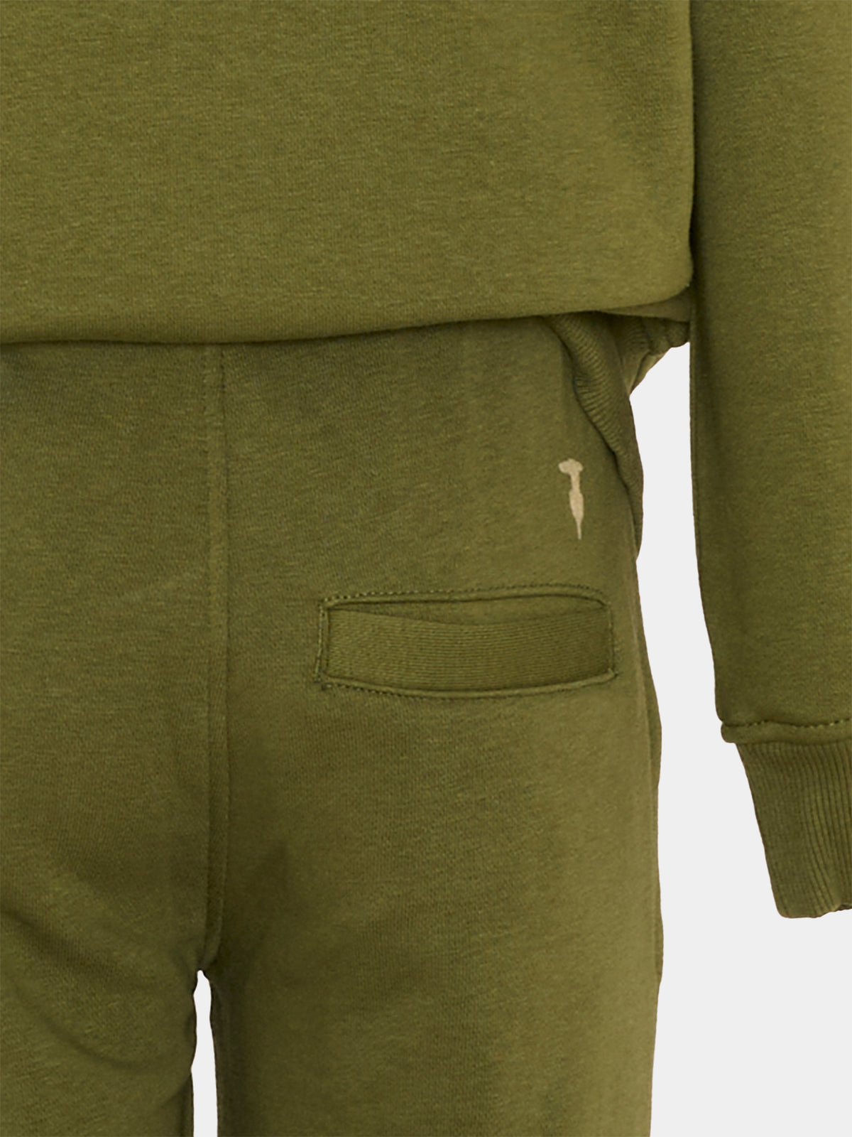 Completo sportivo lungo verde per bambino con logo,Trussardi Junior,TBA26069CF CYPRESS/CY CYPRESS