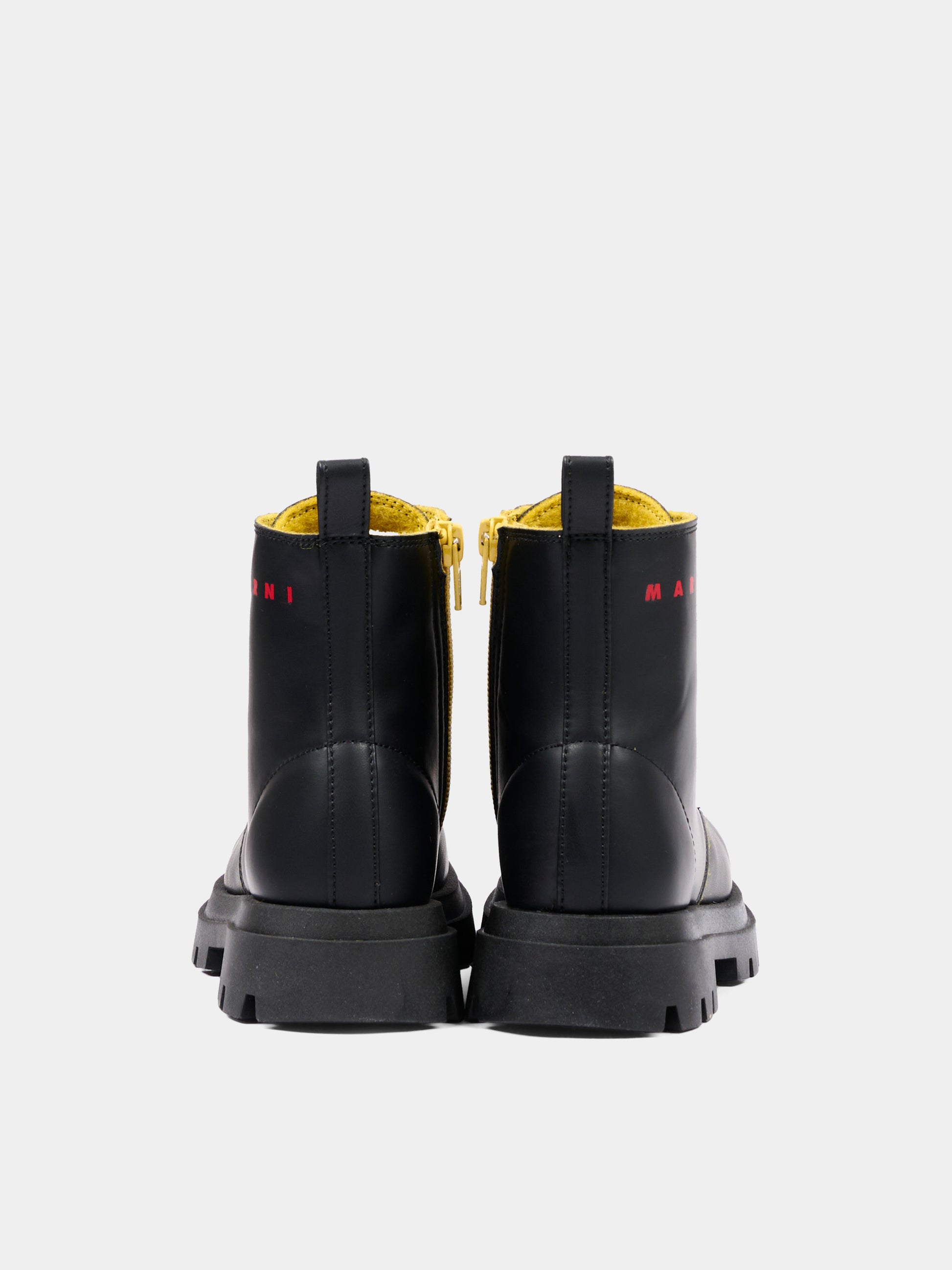 Stivaletti neri per bambini con logo,Marni Kids,83841 VAR1
