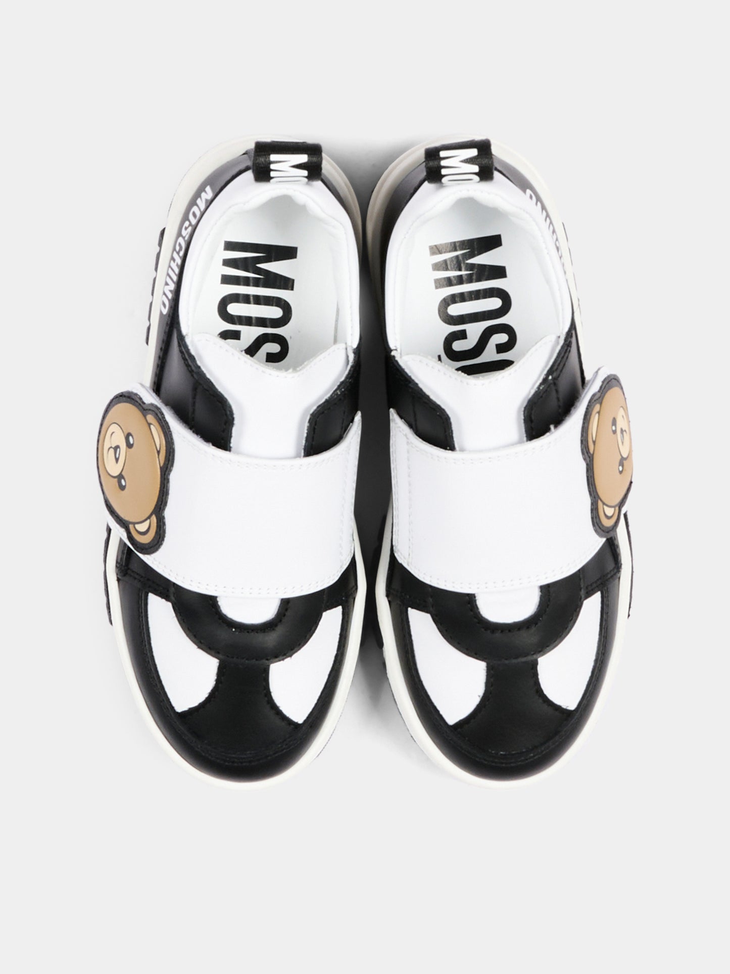 Sneakers nere per bambini con Teddy Bear,Moschino Kids,84243 VAR6