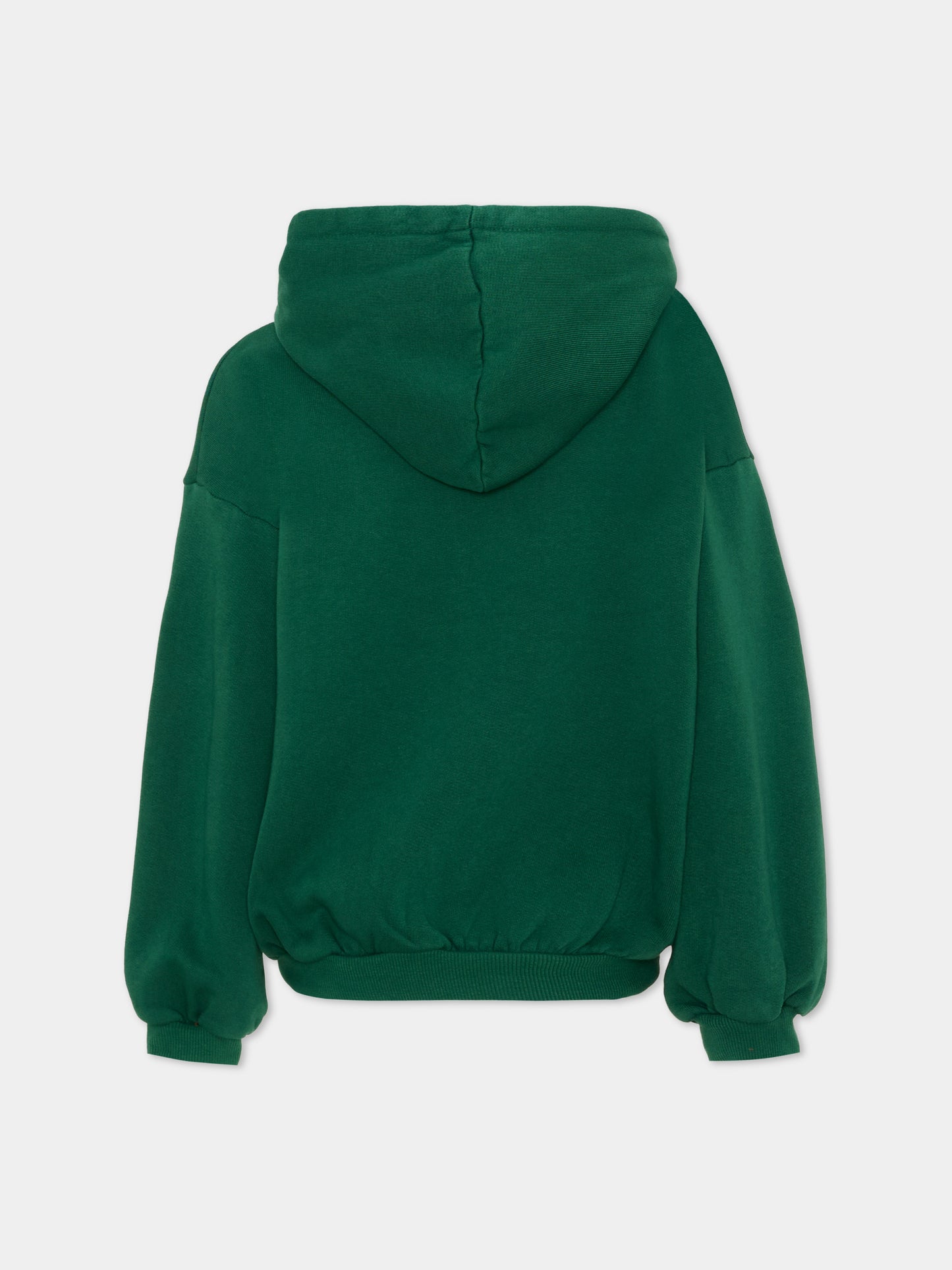 Felpa con cappuccio verde con stampa per bambino,Bobo Choses,B226AC050