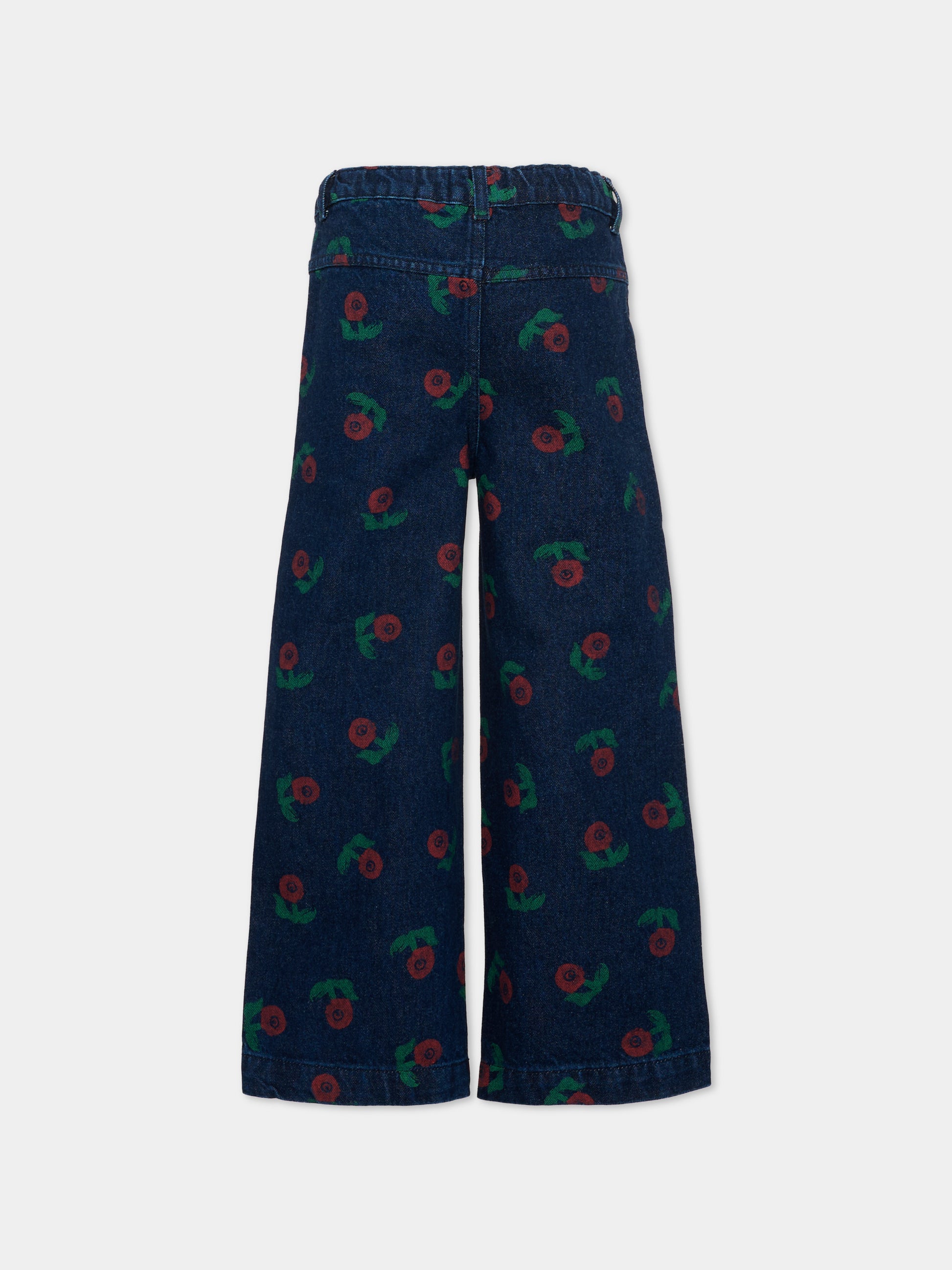 Jeans denim per bambina con stampa,Bobo Choses,B226AC070