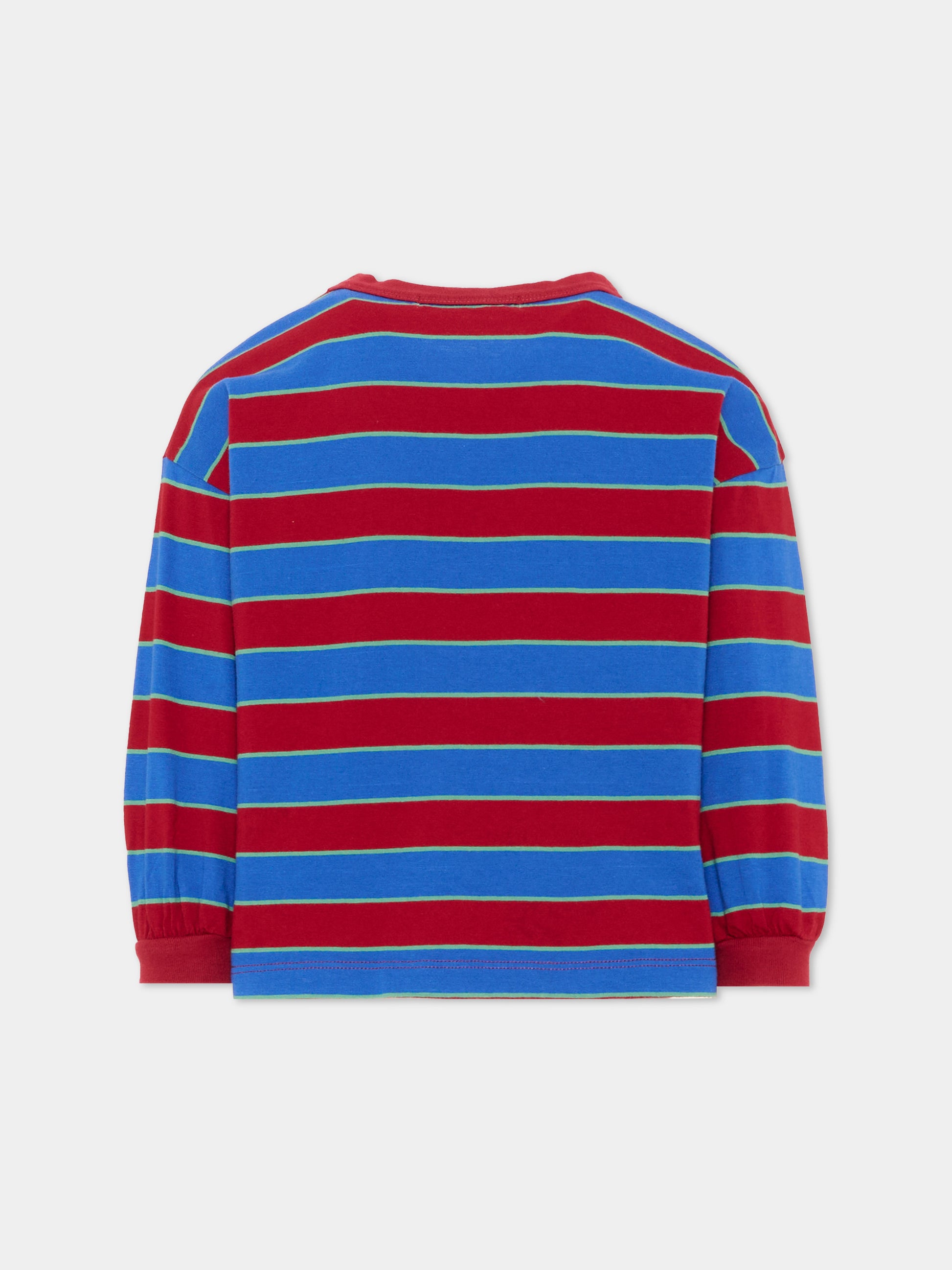 T-shirt a manica lunga multicolor per bambini rigata,Bobo Choses,B226AC110