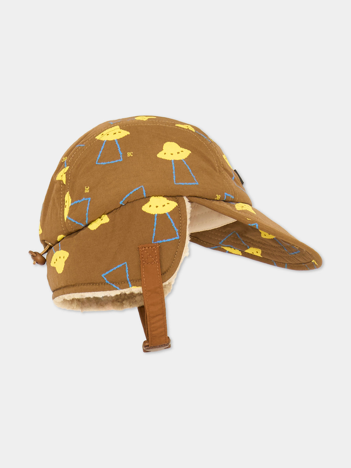 Cappello marrone con stampa per bambino,Bobo Choses,B226AI026
