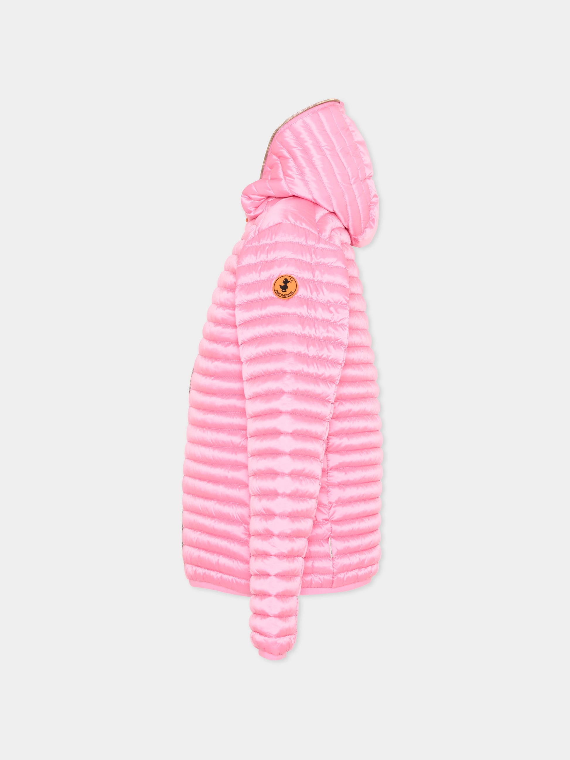 Piumino rosa Rosy per bambina,Save The Duck Kids,J32310G IRIS20 80018