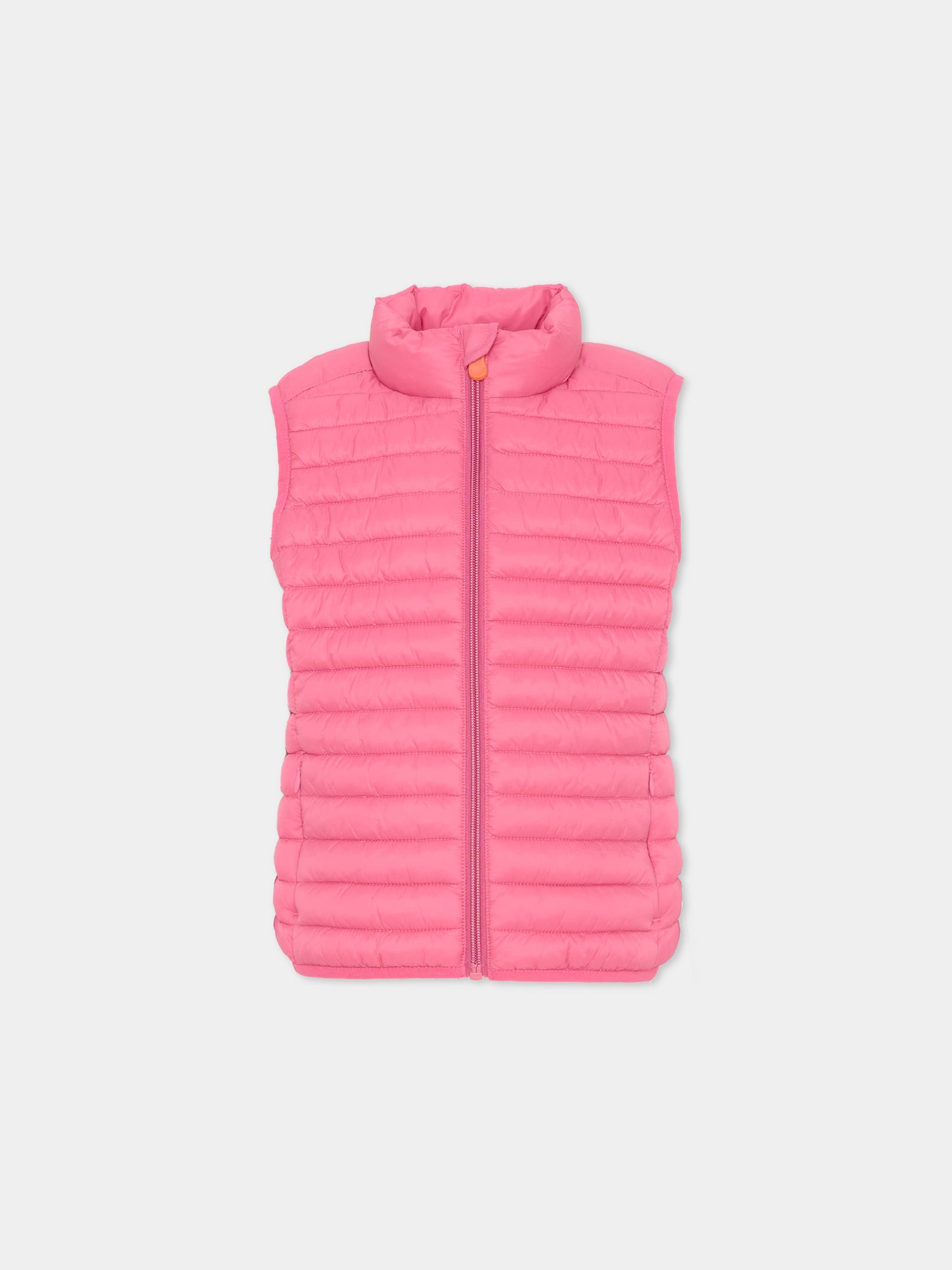Gilet rosa per bambini trapuntato,Save The Duck Kids,J82430X GIGA20 80017