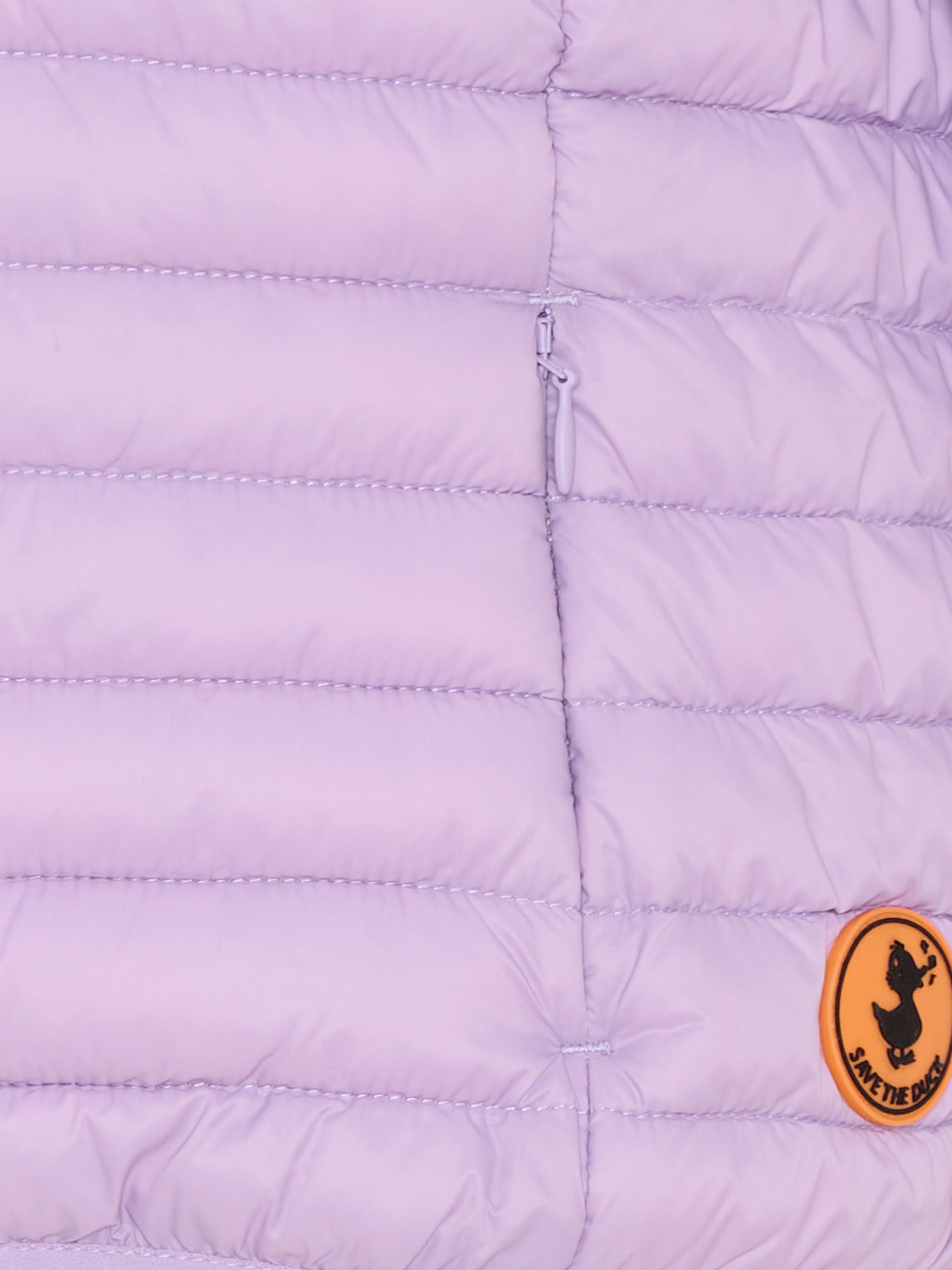 Gilet viola per bambina trapuntato,Save The Duck Kids,J82430X GIGA20 80042
