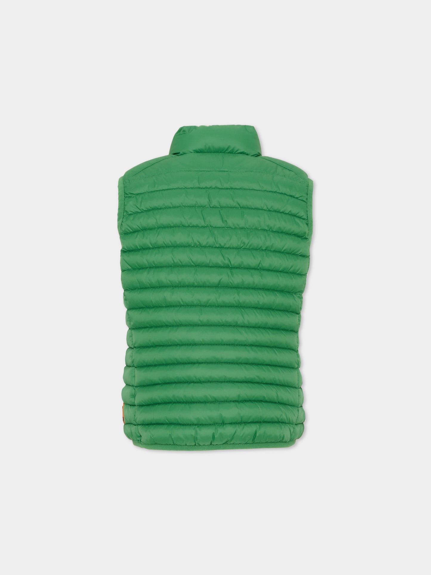 Gilet verde per bambino trapuntato,Save The Duck Kids,J82430X GIGA20 50043