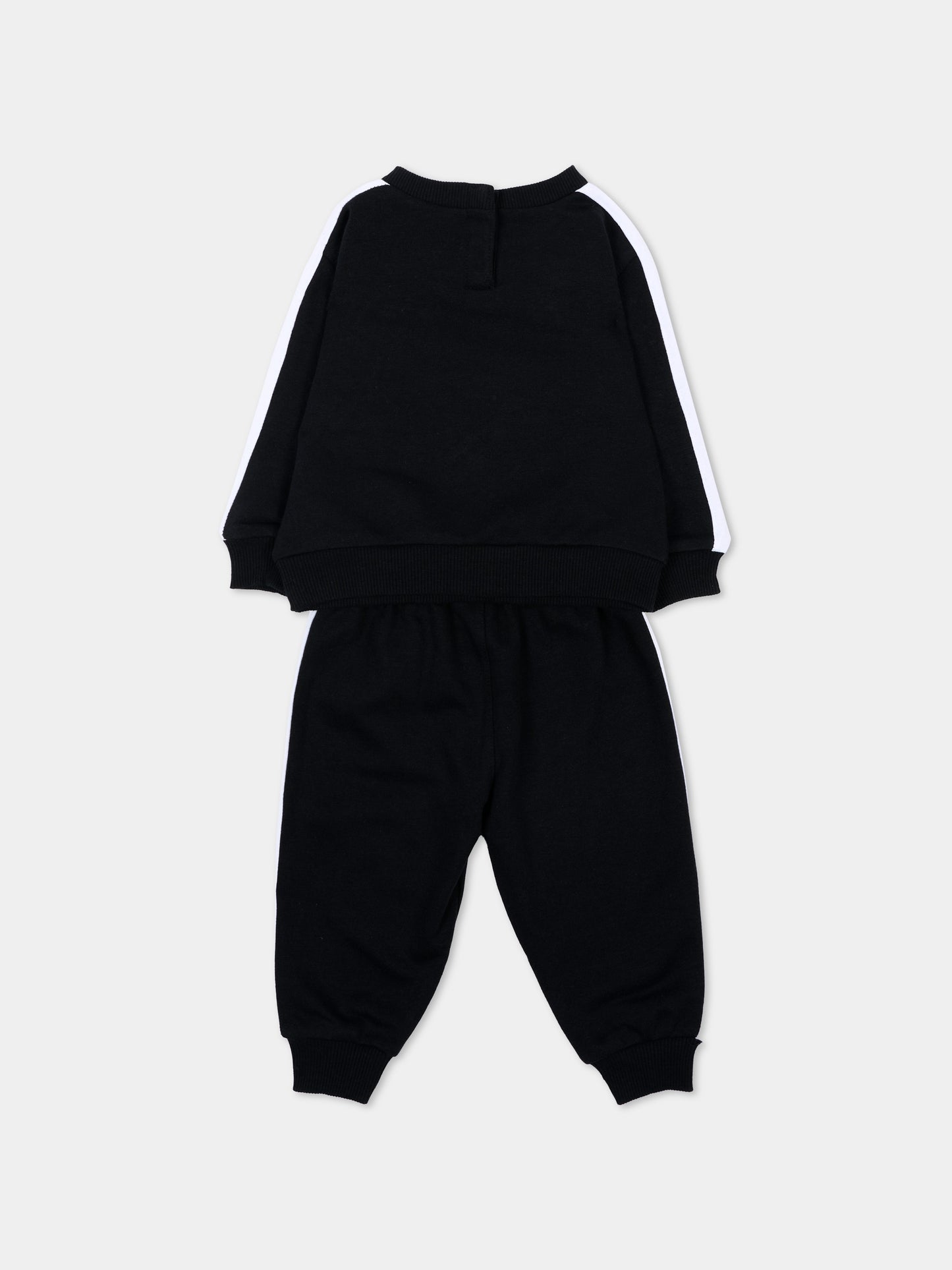 Completo sportivo lungo nero per neonati,Nike,66P197 023