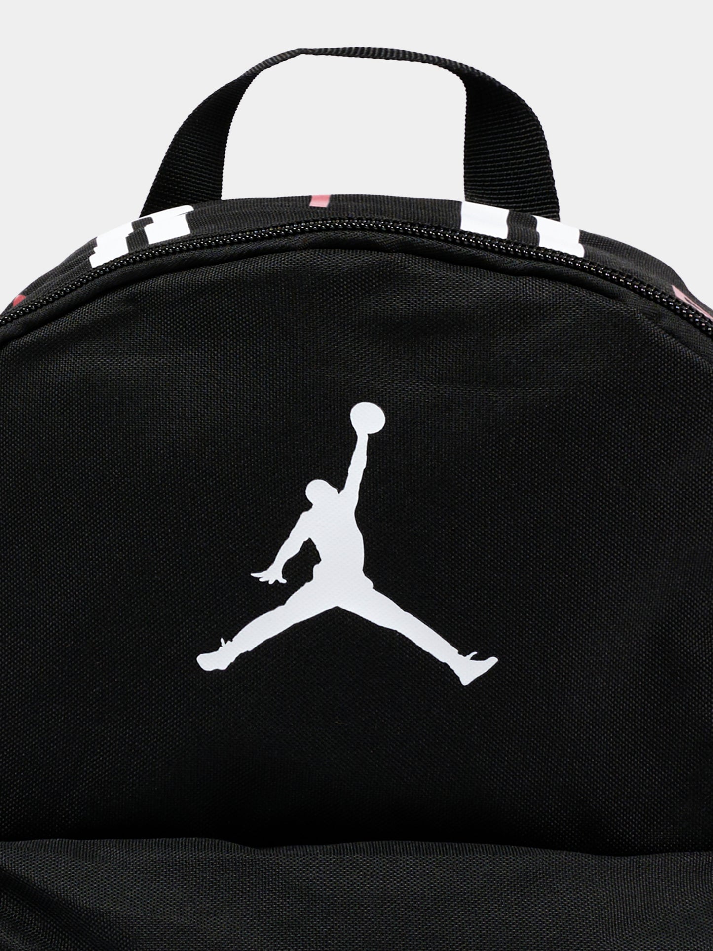 Zaino nero per bambino con logo,Jordan,7A9214 023