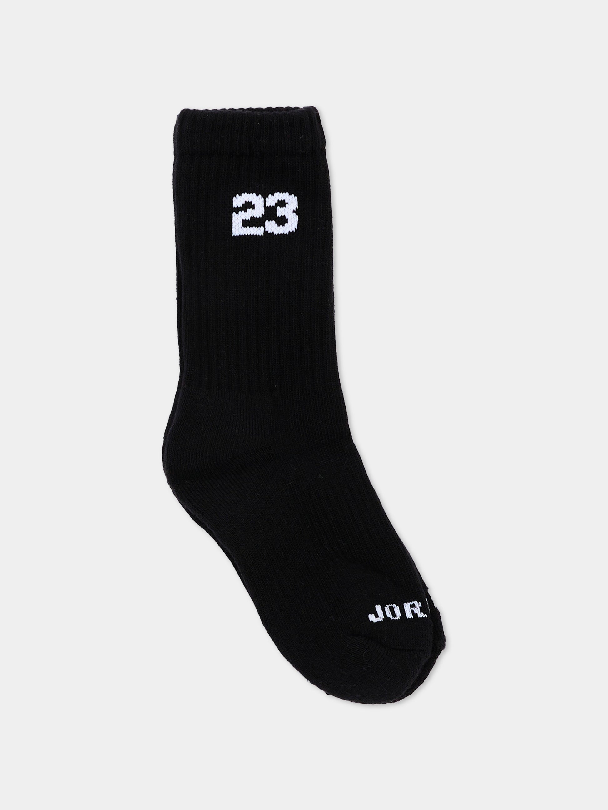 Calza spugna multicolor per bambino con logo,Jordan,BJ0828 R78