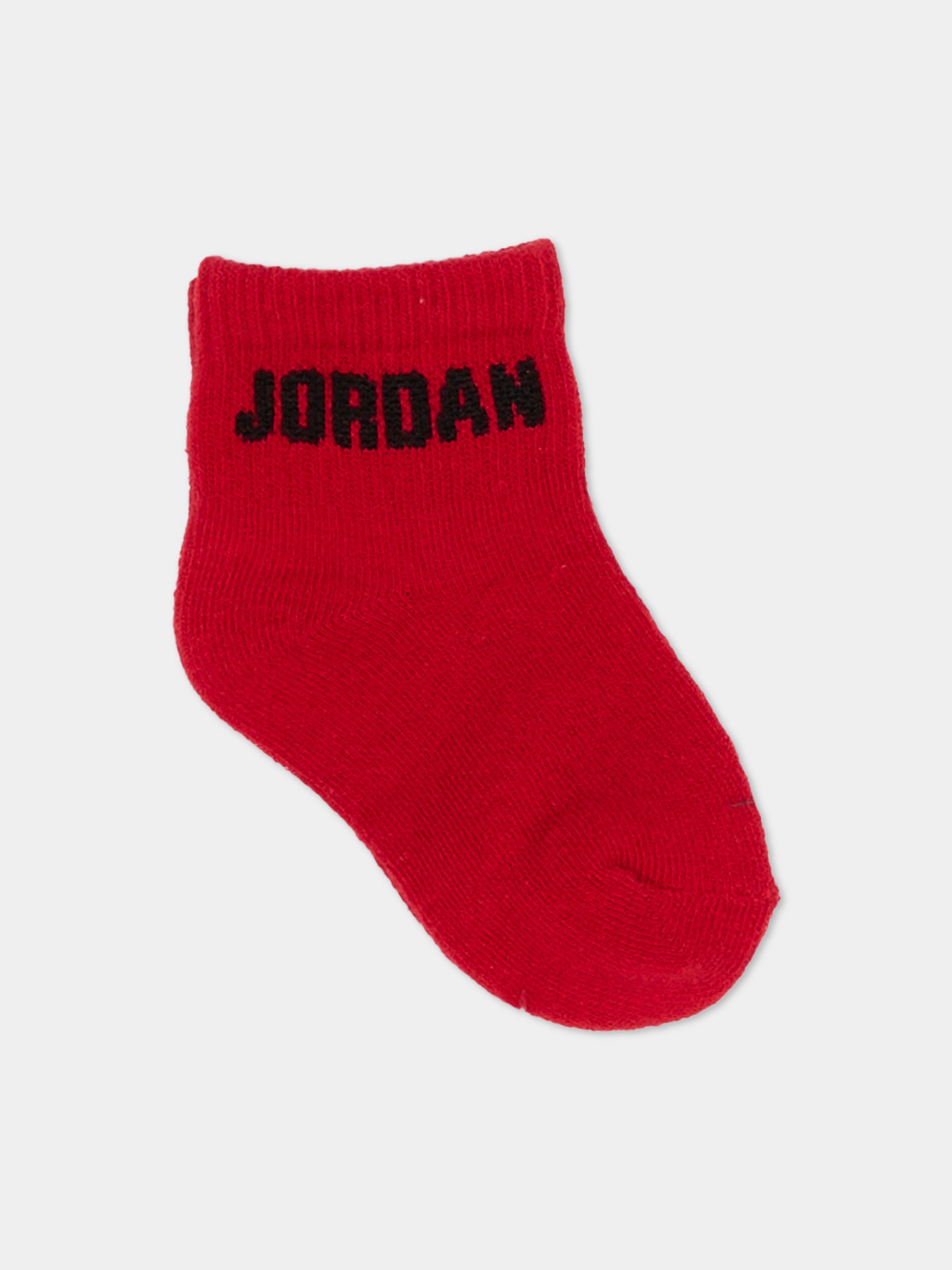 Calza spugna multicolor per neonato con logo,Jordan,NJ0734 R61
