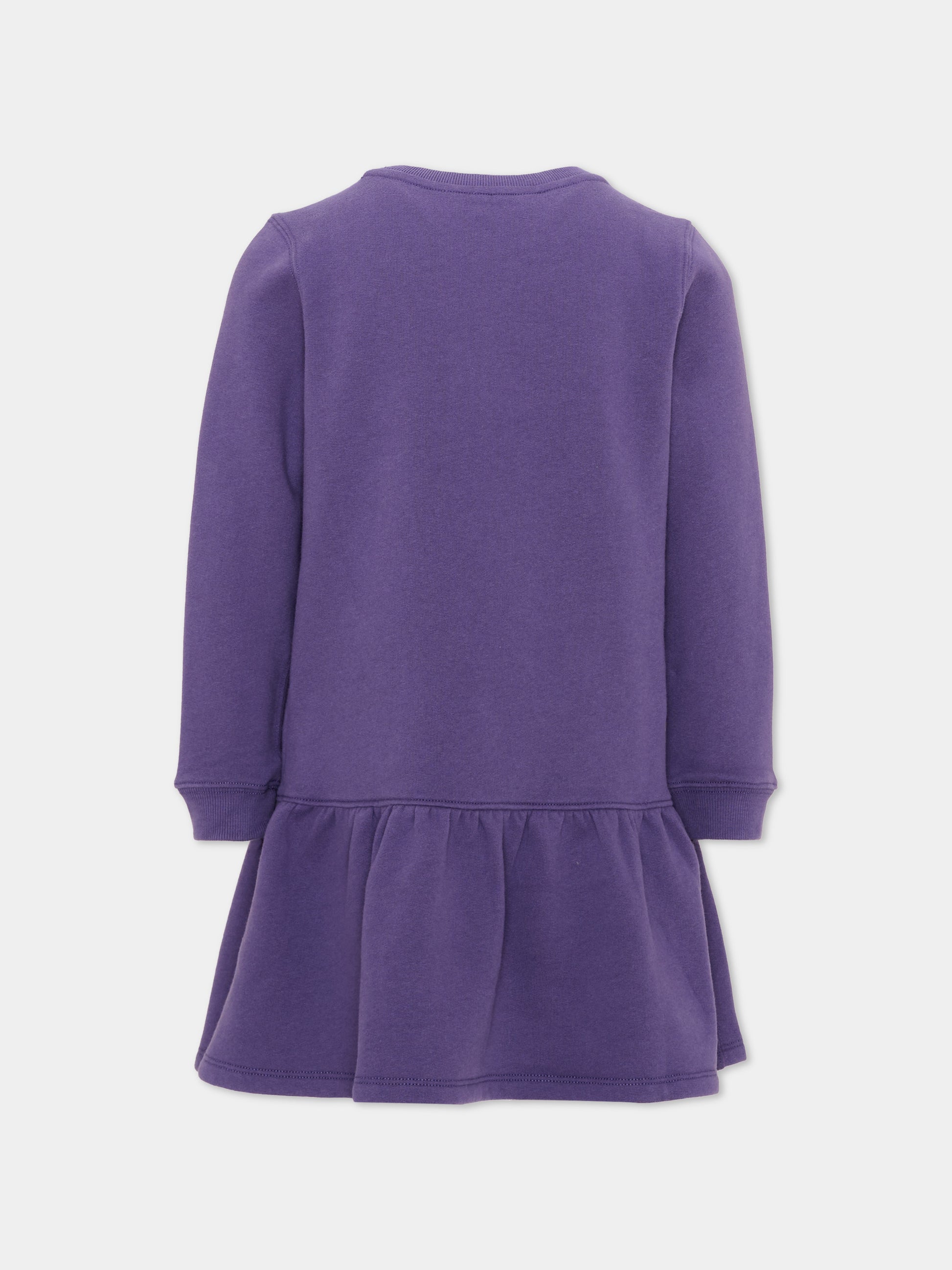 Vestito viola per bambina con logo,Ralph Lauren Kids,B26294001