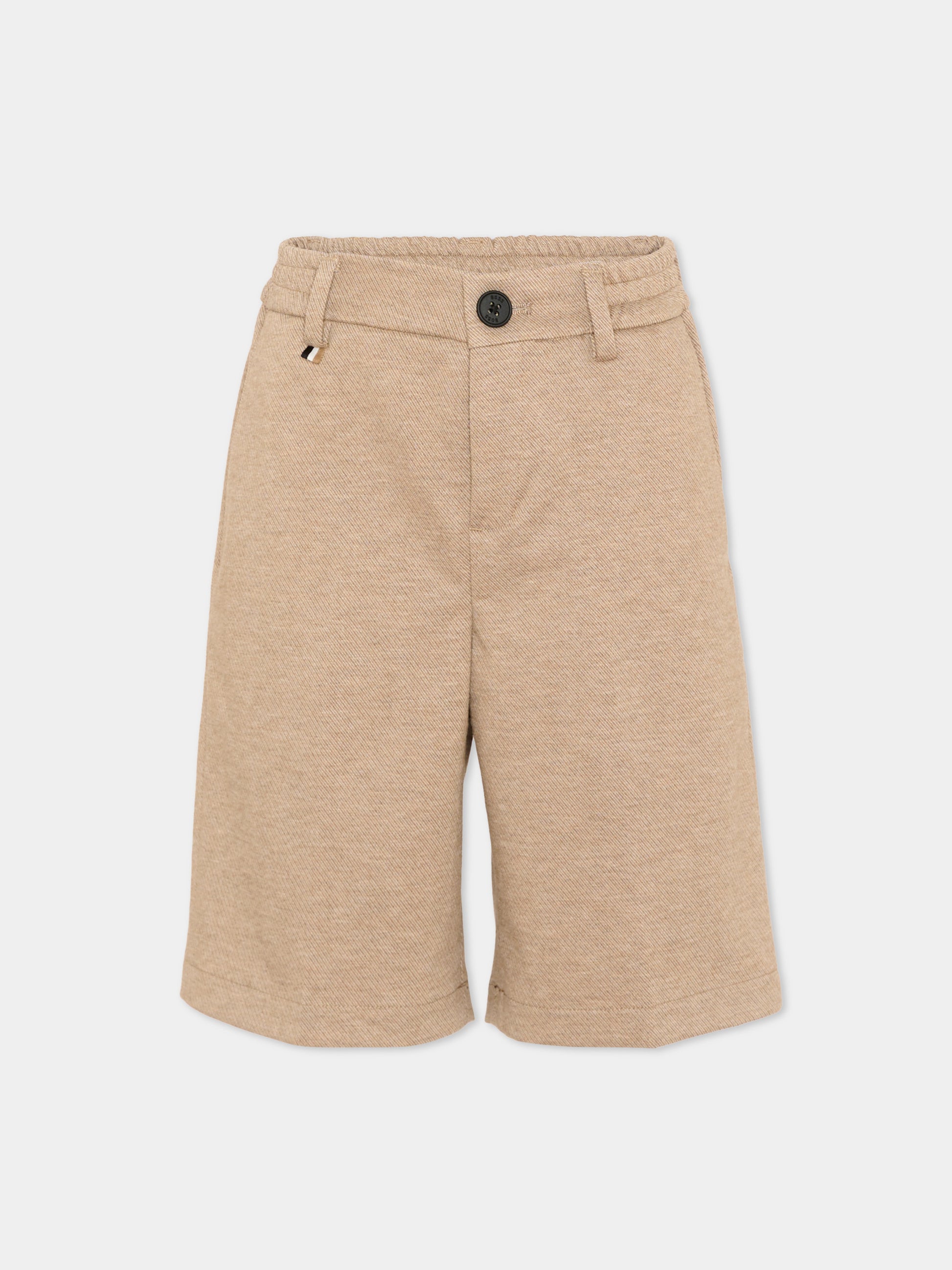 Shorts eleganti beige per bambino,Boss,J52003 249