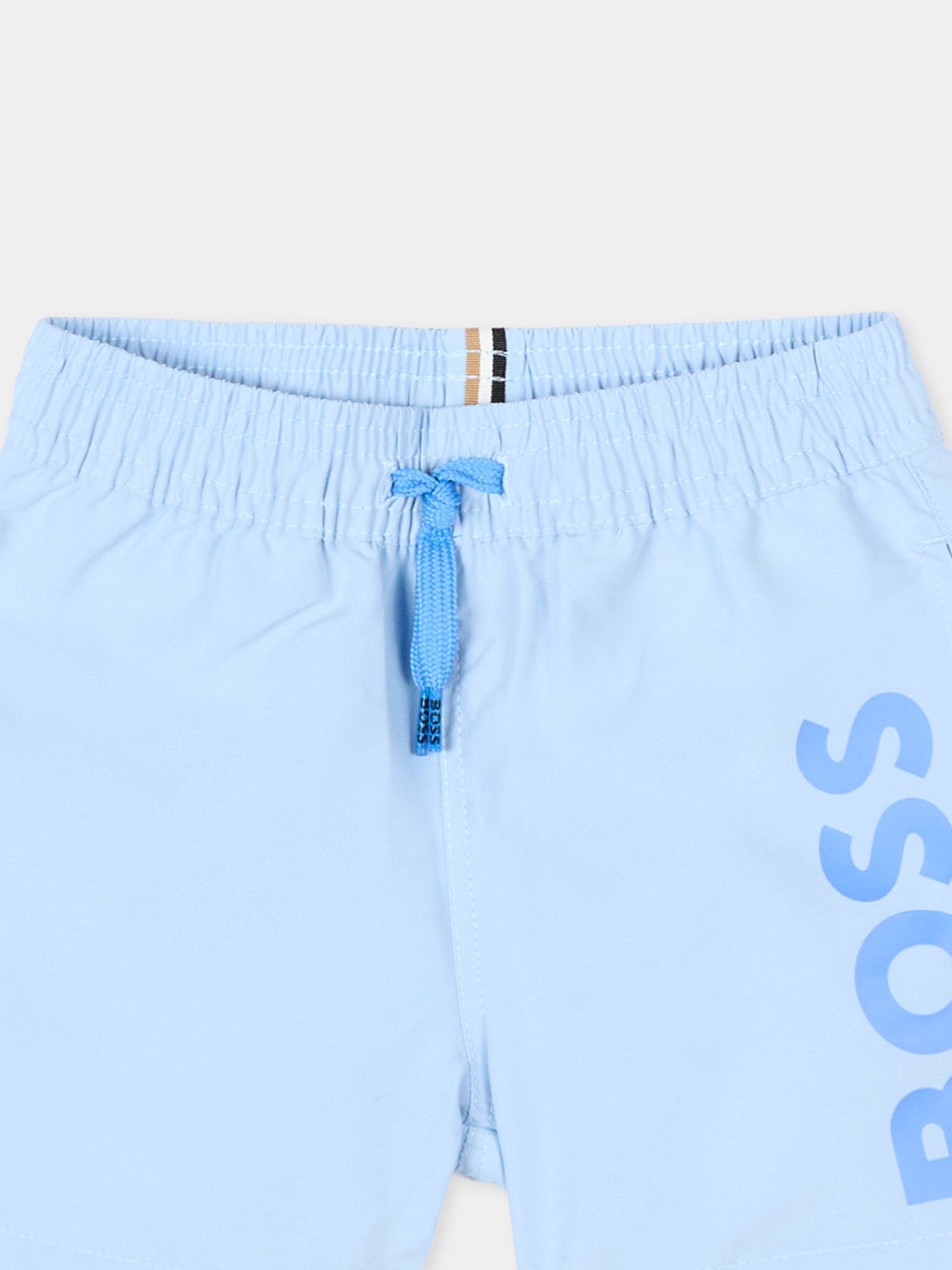 Boxer mare azzurro per neonato con logo,Boss,J52069 887
