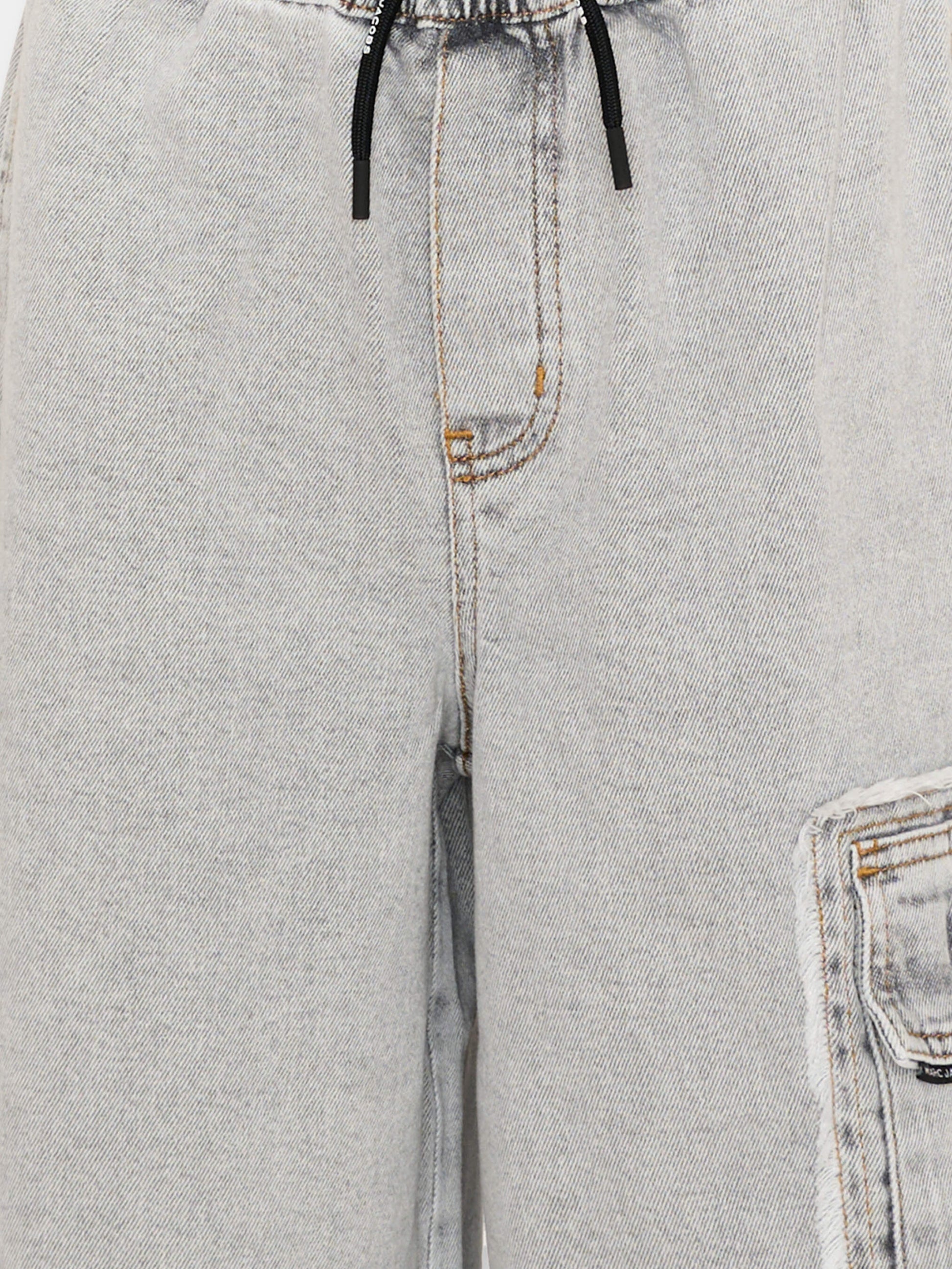 Shorts grigi per bambino con tasche cargo,Marc Jacobs,W60487 09B