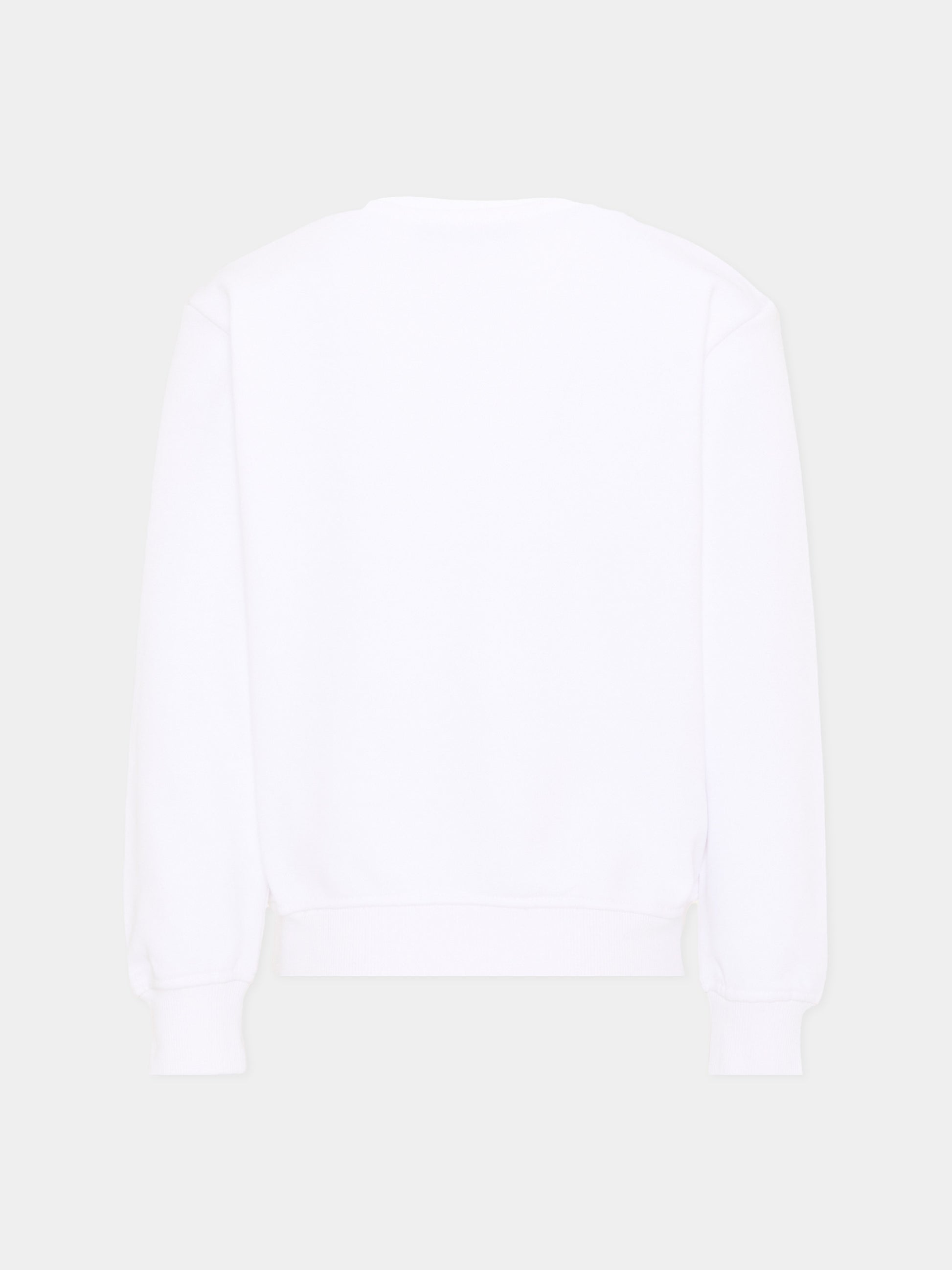 Felpa bianca per bambino con logo,Just Cavalli Kids,JBA26157FE WHITE WHITE