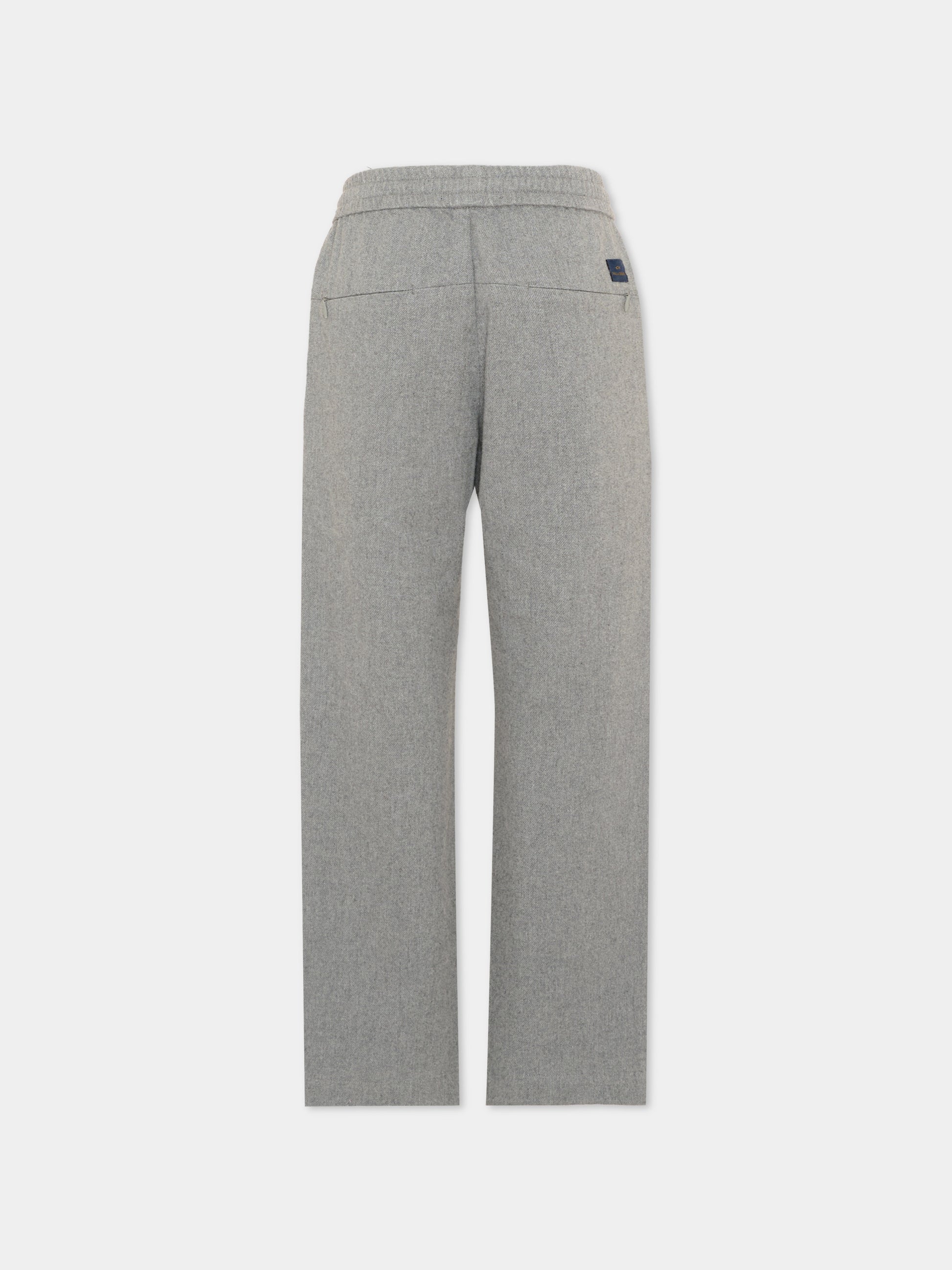 Pantalone grigio con coulisse,Paul & Shark Junior,WUP00D LZA26 60901